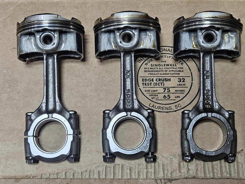 19-23 KAWASAKI NINJA ZX6R ZX636 ENGINE MOTOR PISTONS CONNECTING RODS RINGS SET 3
