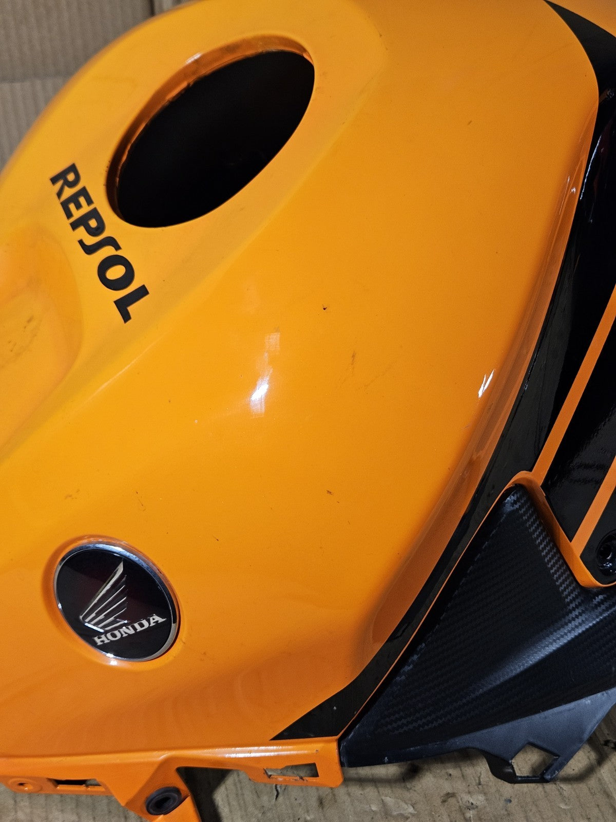 2013 Honda CBR600RR CBR 600RR Aftermarket Repsol Gas Tank Cover Fairing Panel21
