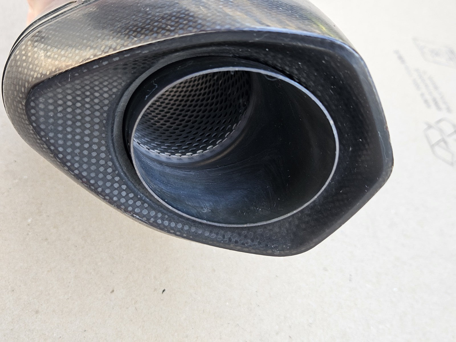 10-14 BMW S1000RR Akrapovic Slip On Exhaust Muffler Conical Pipe Mhas1z001