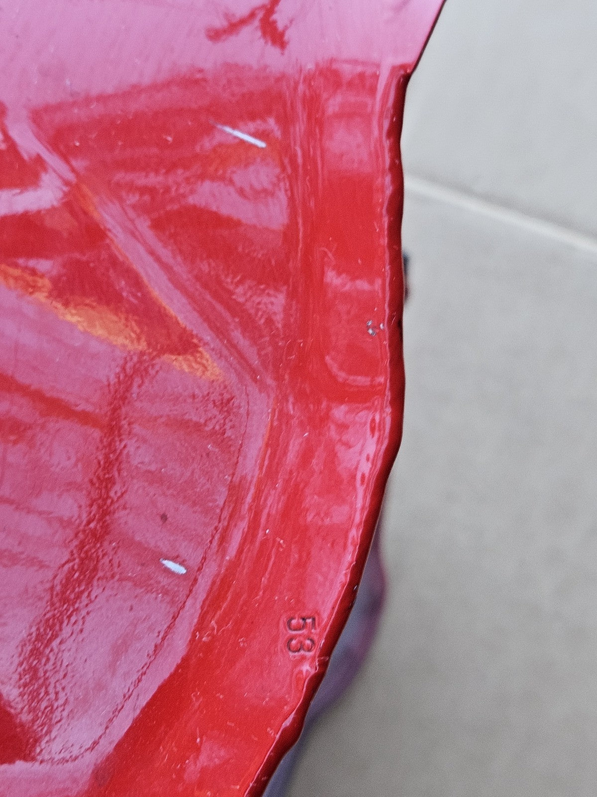 2010-2014 BMW S1000R OEM Fuel Gas Tank Red Petrol Reservoir NO DENTS
