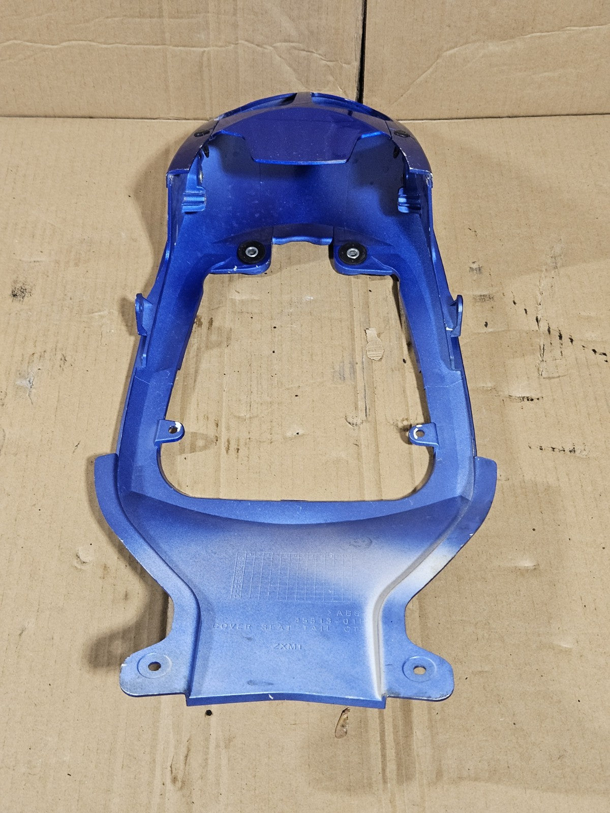 2006-2007 Suzuki GSXR600 GSXR750 OEM Center Tail Fairing Cowl Blue 45503-01H025