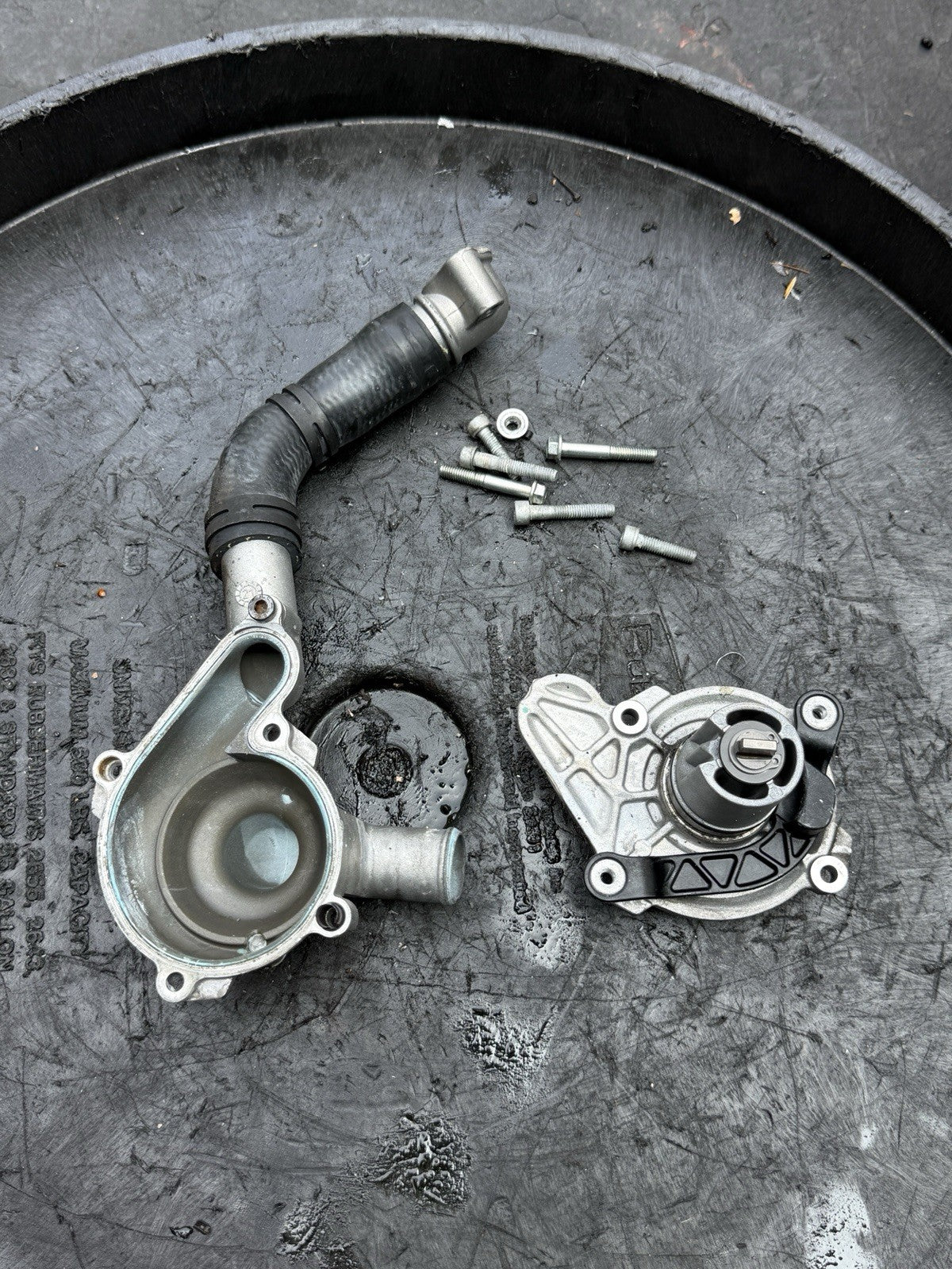 2021-2024 Aprilia RSV4 1100 OEM Engine Water Pump Impeller Housing Assembly5