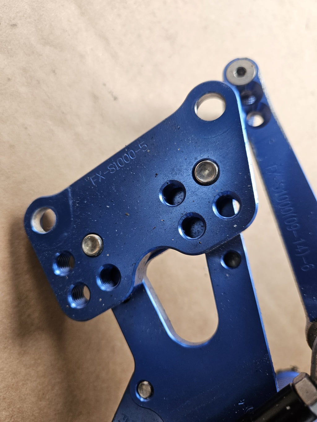 2009-2014 BMW S1000RR Cnc Rearset Footpegs Blue Foot Peg Footrest Shifter Pedal