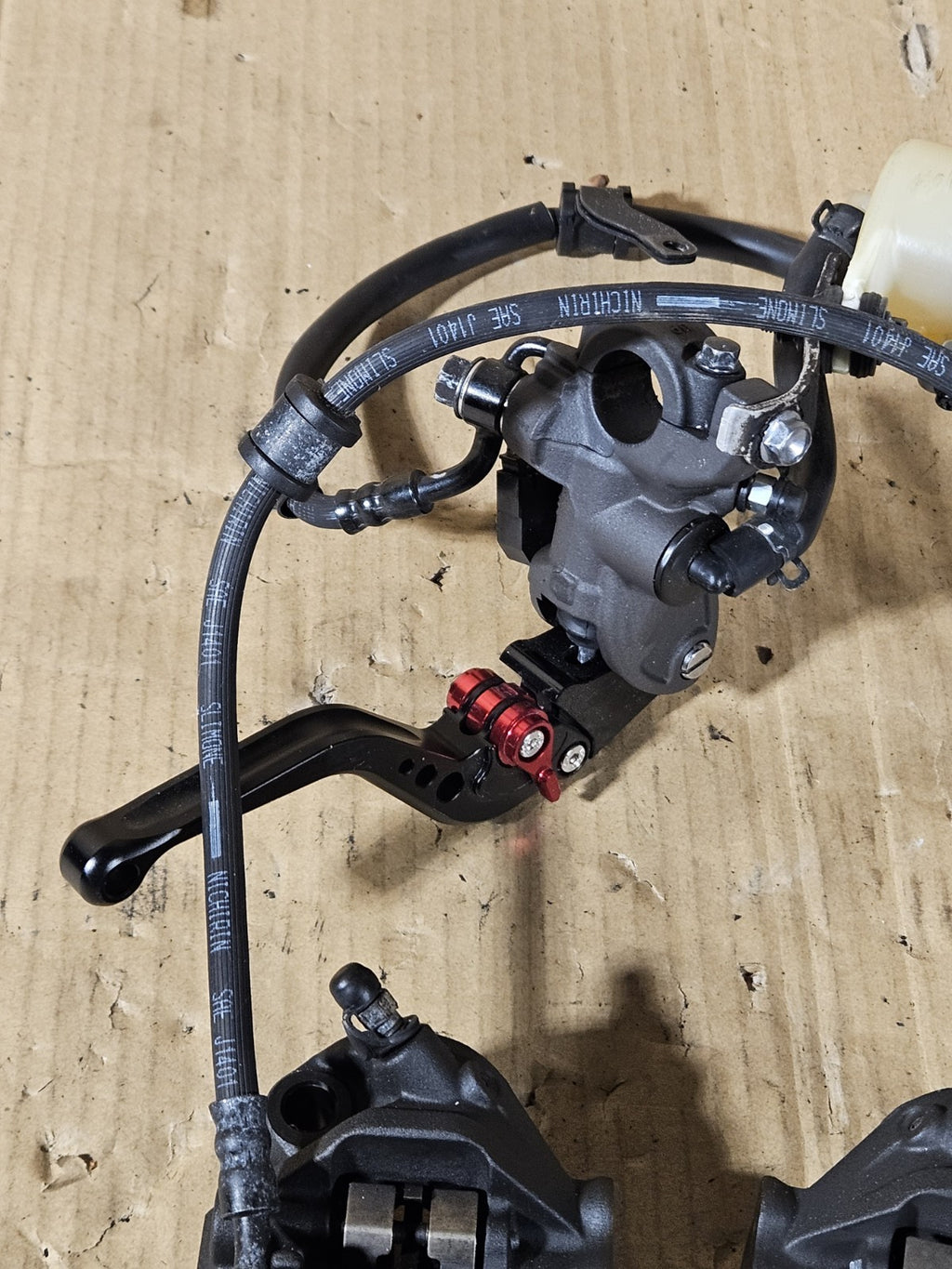  2013 Honda CBR600RR Front Brake Caliper Master Cylinder Lever Assembly Complete7