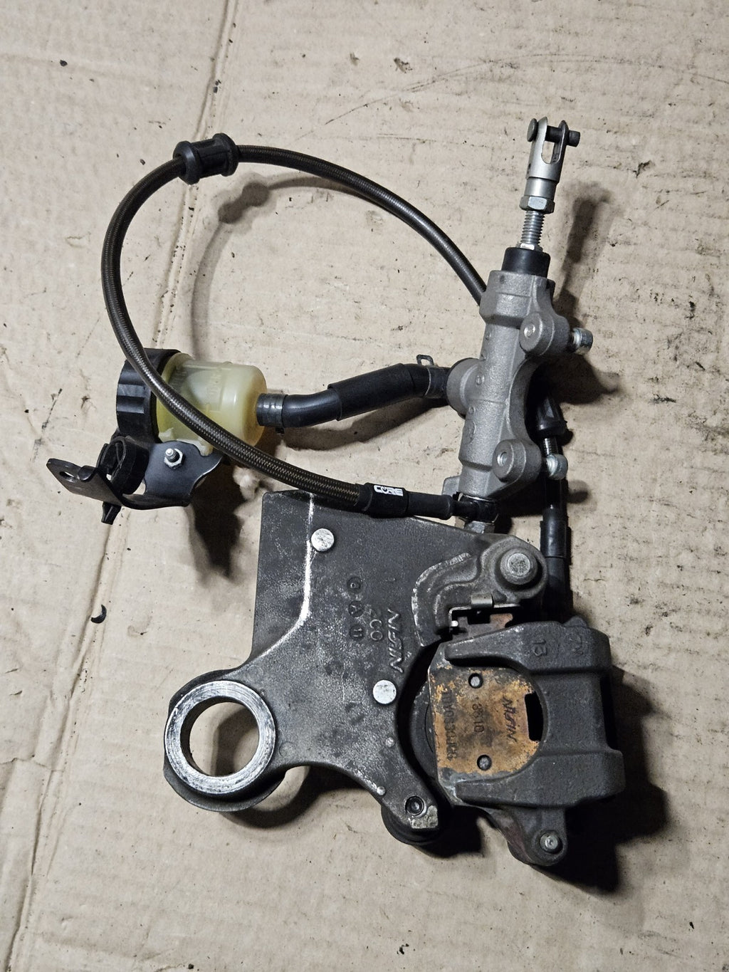 2008-2011 Yamaha YZF-R6 R6 OEM Right Rearset Rear Brake Master Cylinder Caliper8