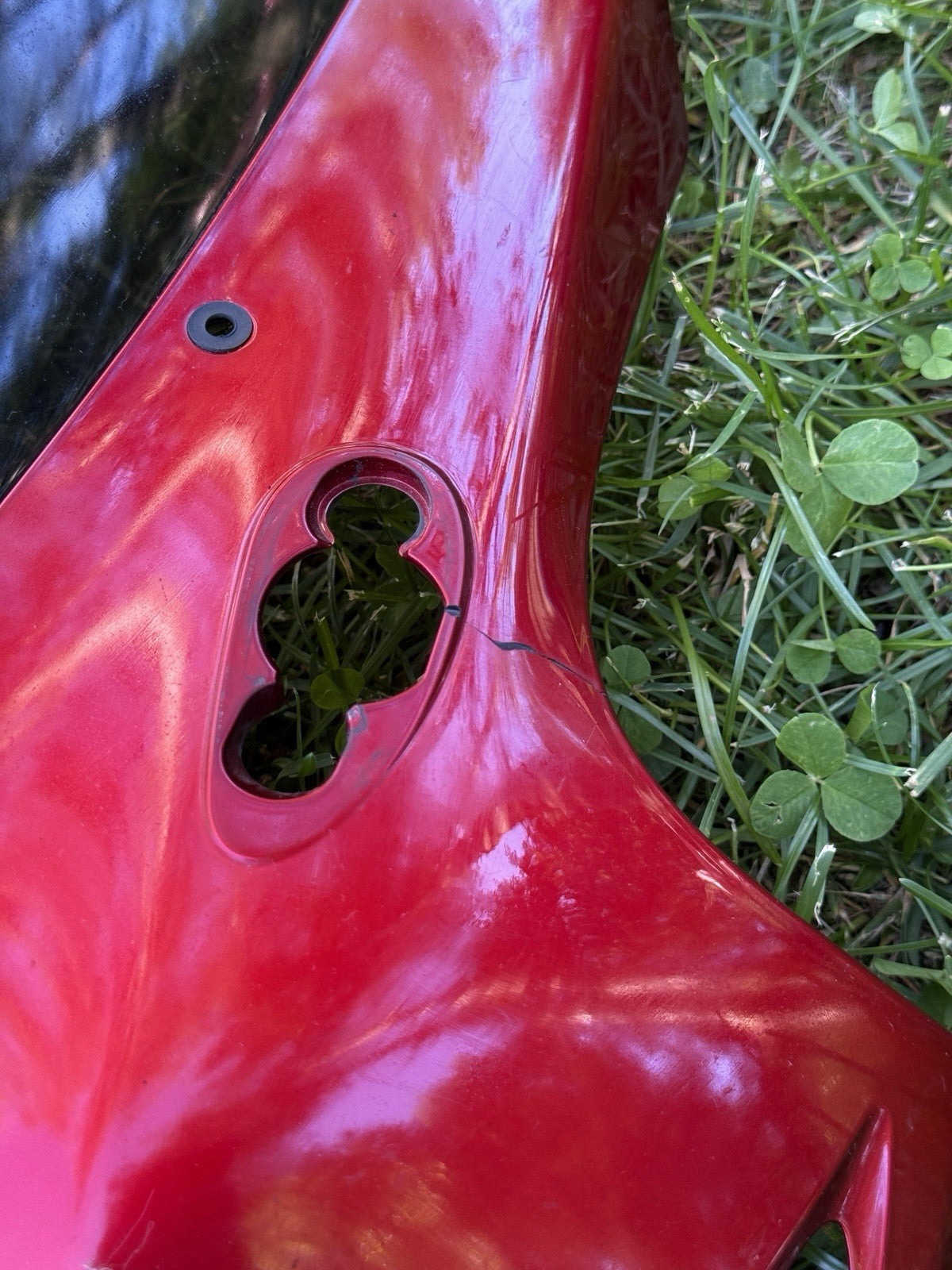 2008-2011 Honda CBR1000RR OEM Front Upper Nose Fairing Cowl Shroud Metallic Red10
