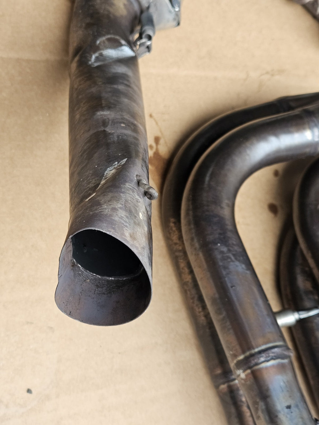 10-14 BMW S1000RR Brock's Full Exhaust System Headers Muffler Damaged