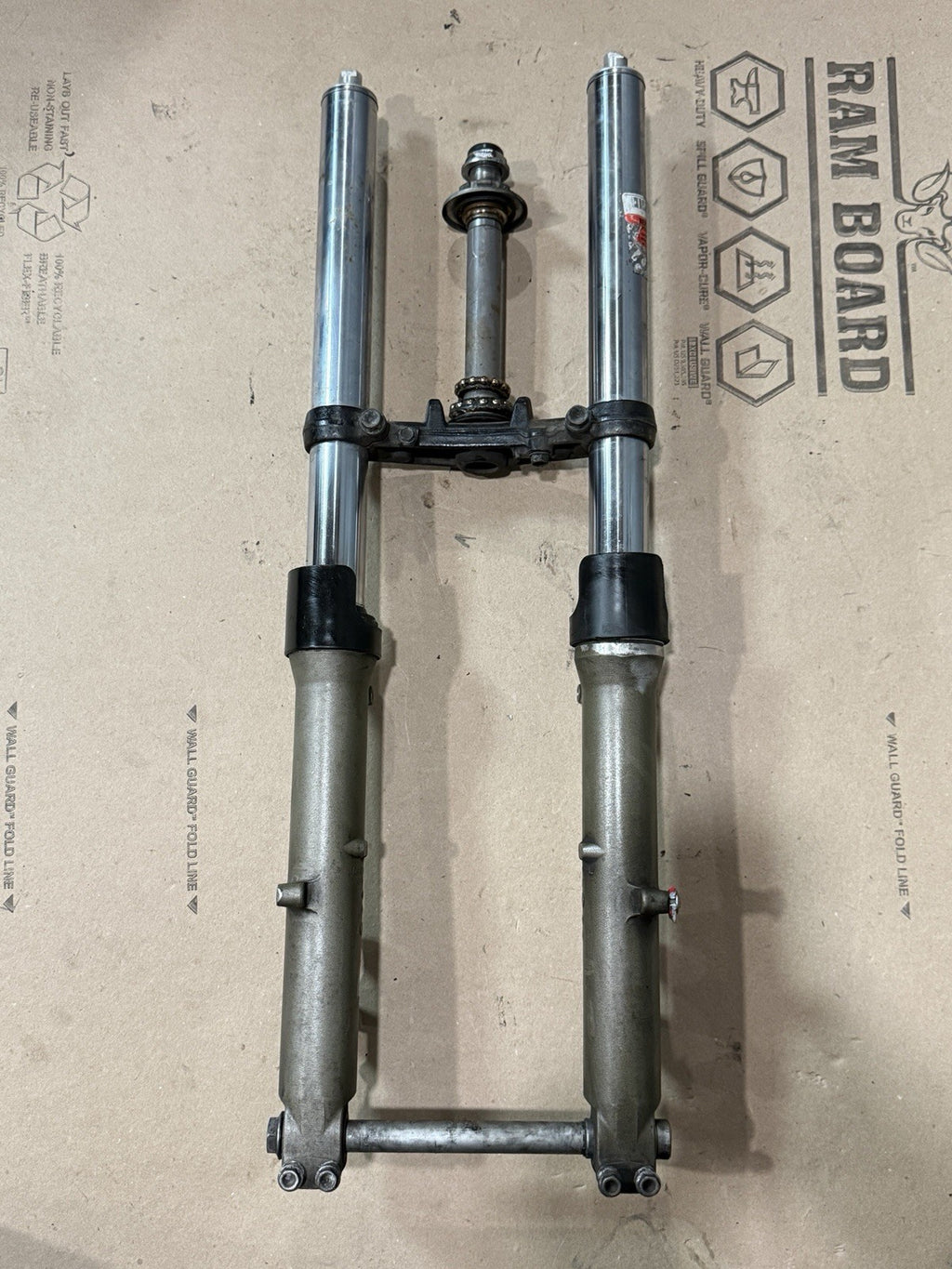 2002 Honda CBR 600 F4i CBRf4i F4 Left &  Right Forks with Triple Tree