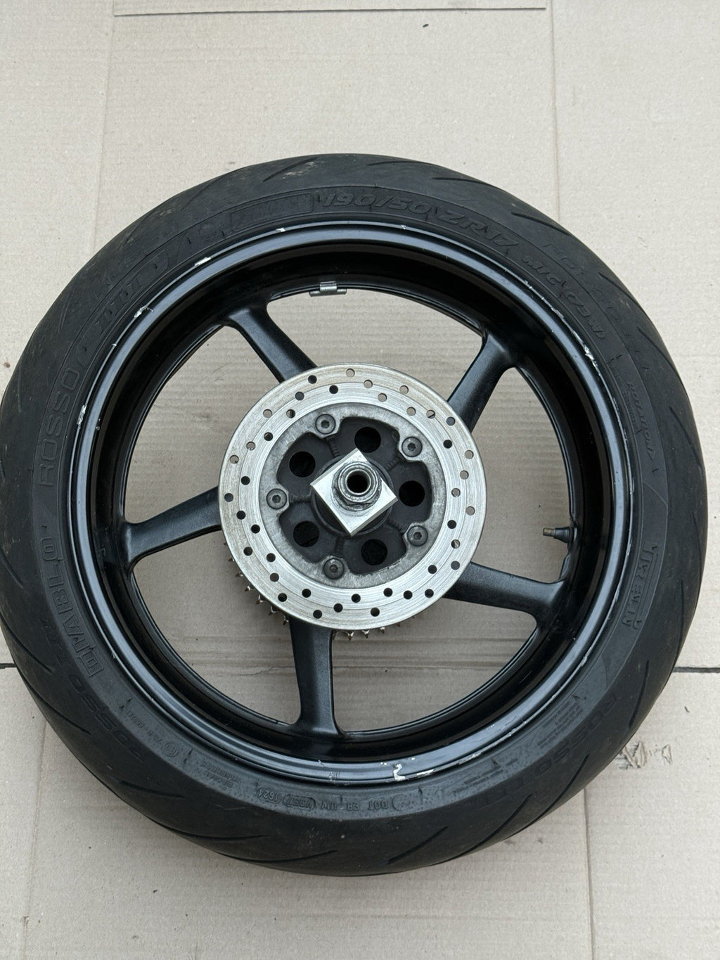 2007-2008 Yamaha YZF-R1 R1 OEM Rear Wheel Rim Hub Assembly 4C8 Genuine Factory14