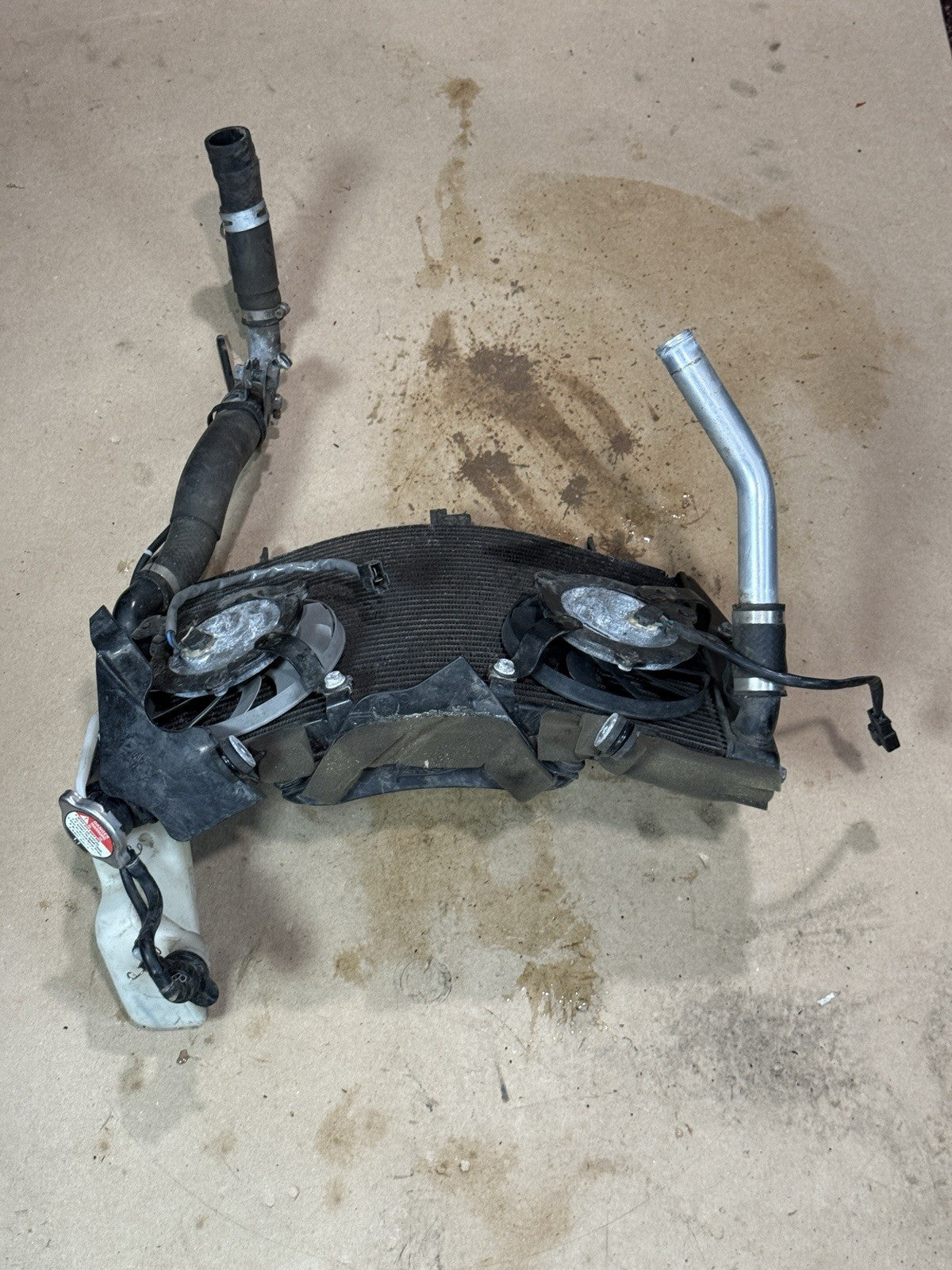 08-16 YAMAHA YZF R6 OEM ENGINE RADIATOR MOTOR COOLER COOLING RADIATER FANS HOSES