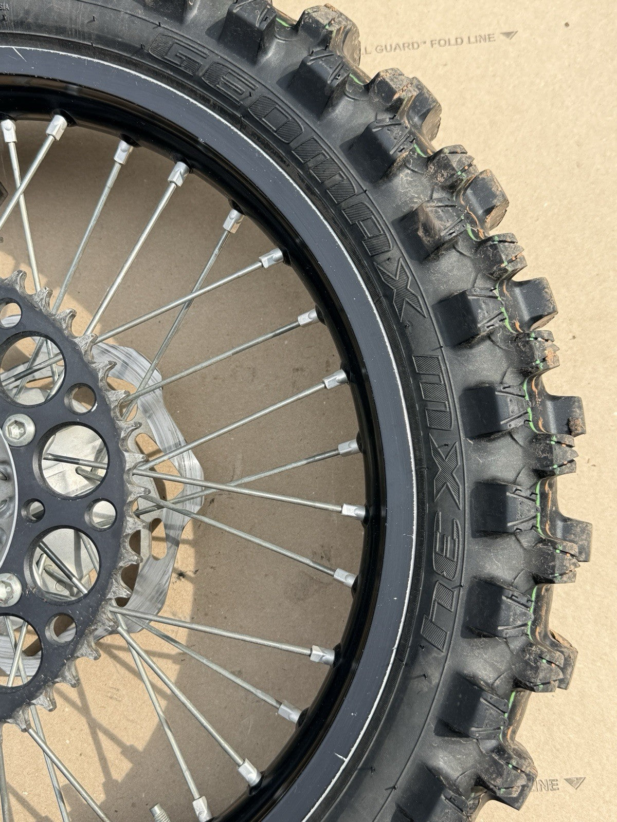 16-18 Kawasaki KX450F OEM Wheel Set 21/19 Front Rear Rims Hubs 41090-0080