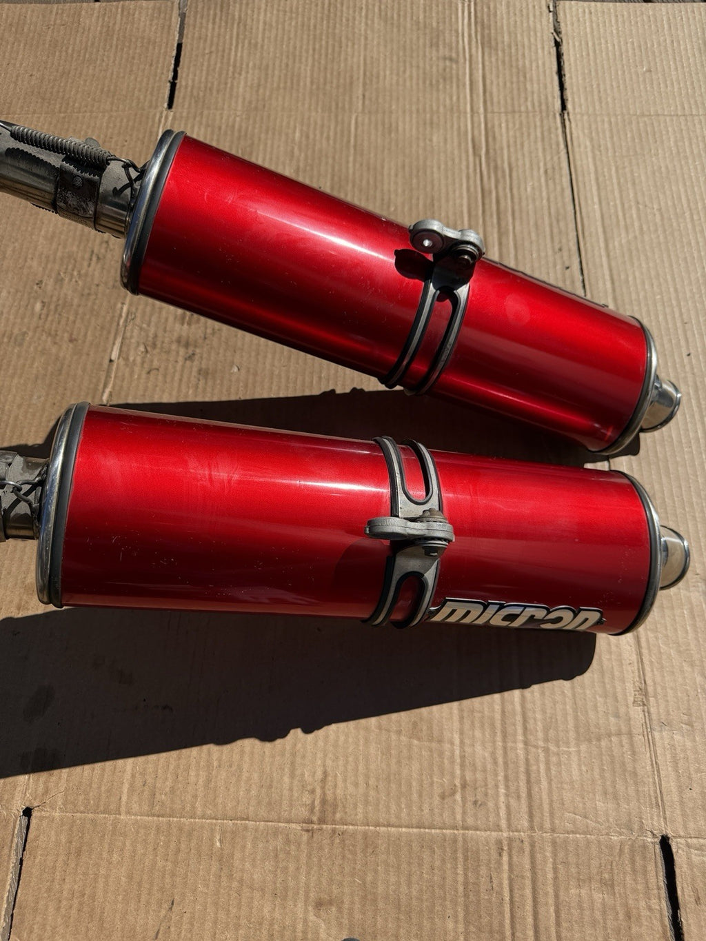 2000-2002 Ducati 748 748s 916 996 Mircon Exhaust System Aftermarket Slip-On Pipe