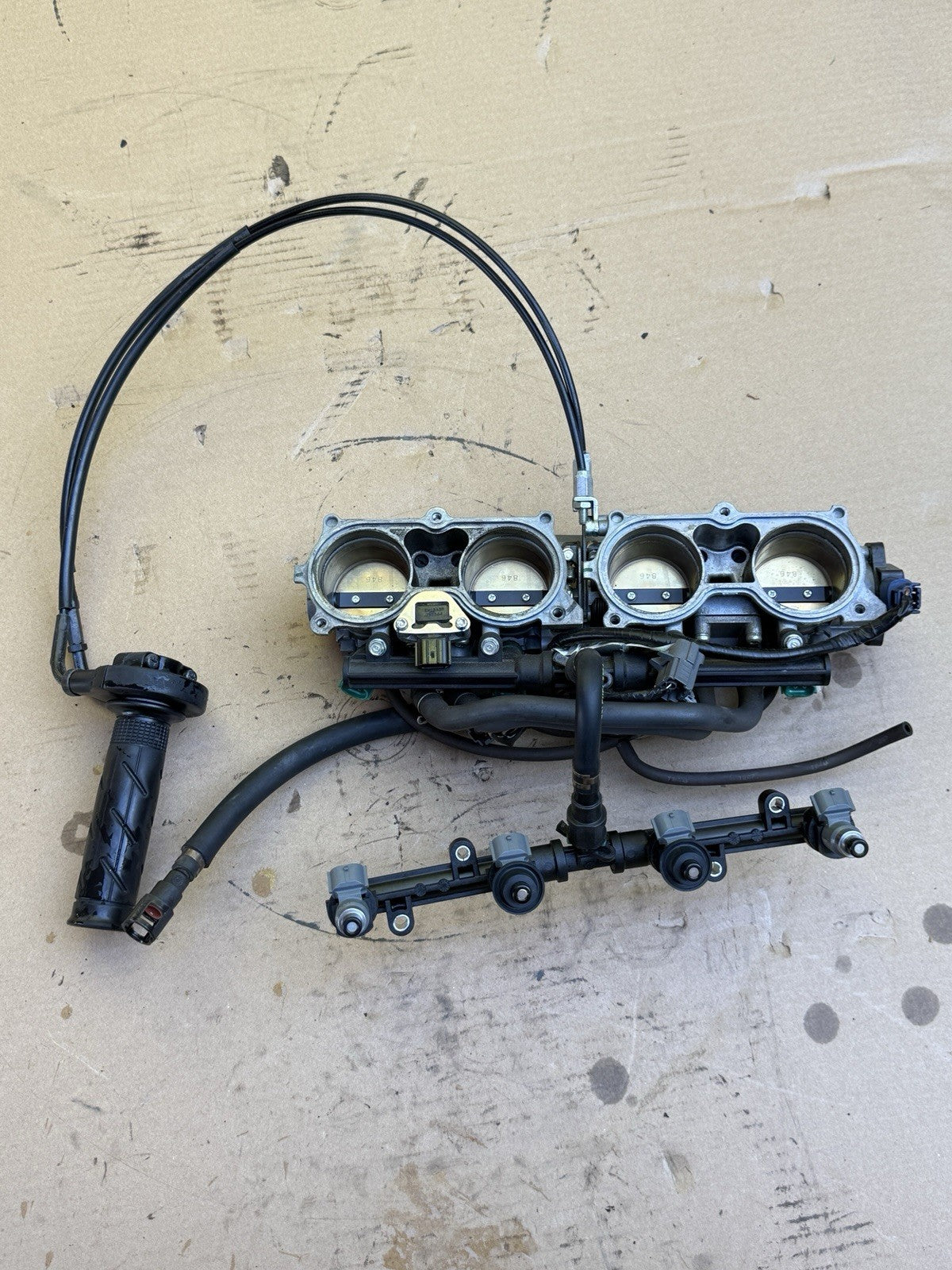 2008-2016 Honda CBR1000RR OEM Throttle Body Bodies Fuel Injectors 16460-MFL-00316
