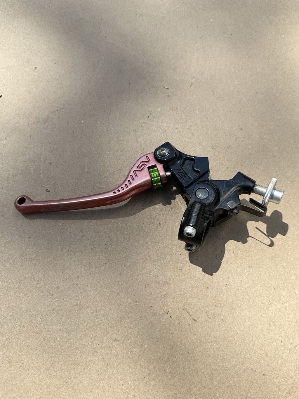 2013-2018 Kawasaki Ninja ZX6R 636 OEM Clutch Perch ASV Red Adjustable Lever0