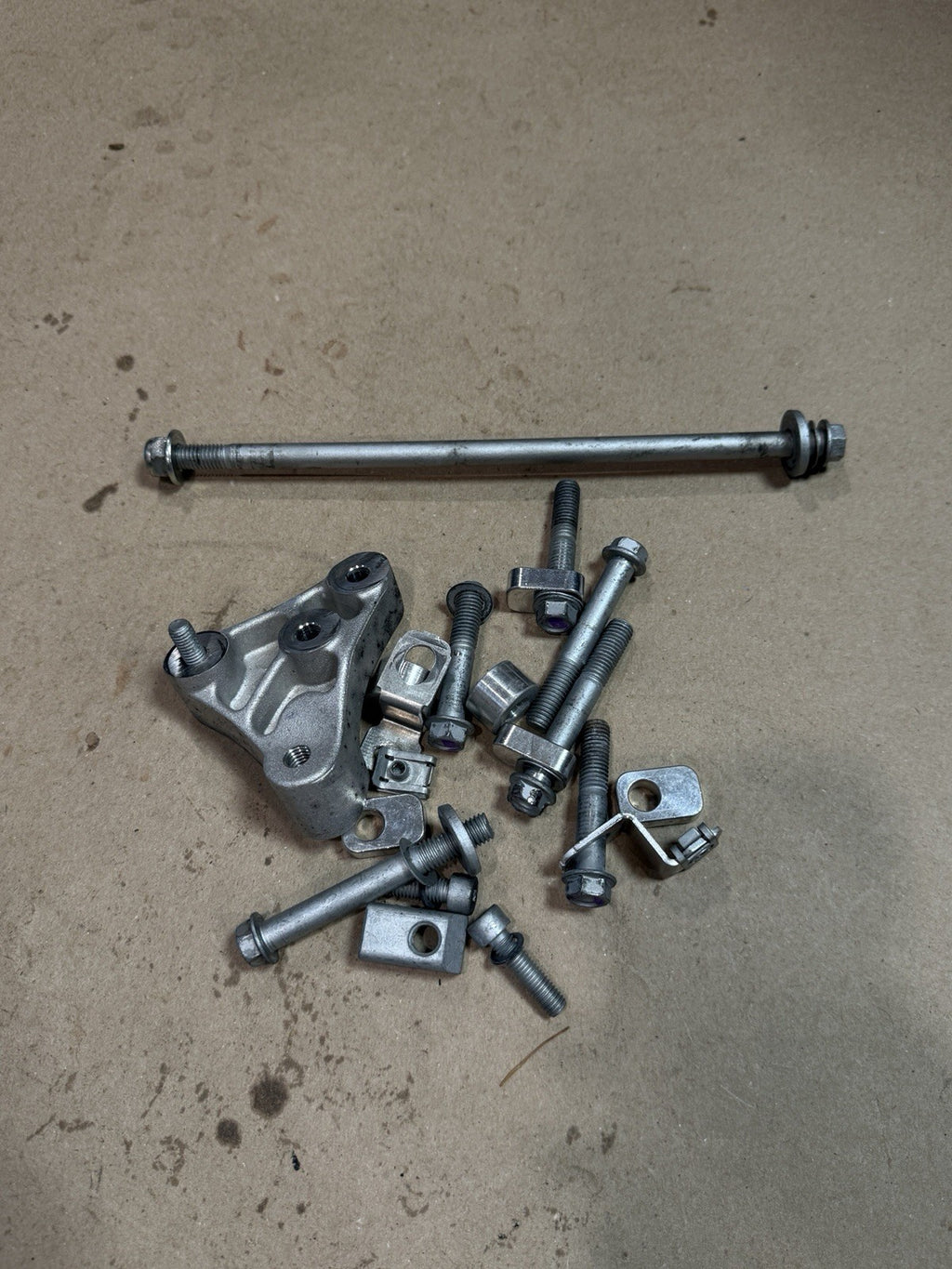 21-25 Aprilia RSV4 1100 OEM Engine Frame Mount Bolts Spacers Hardware Kit Genuin