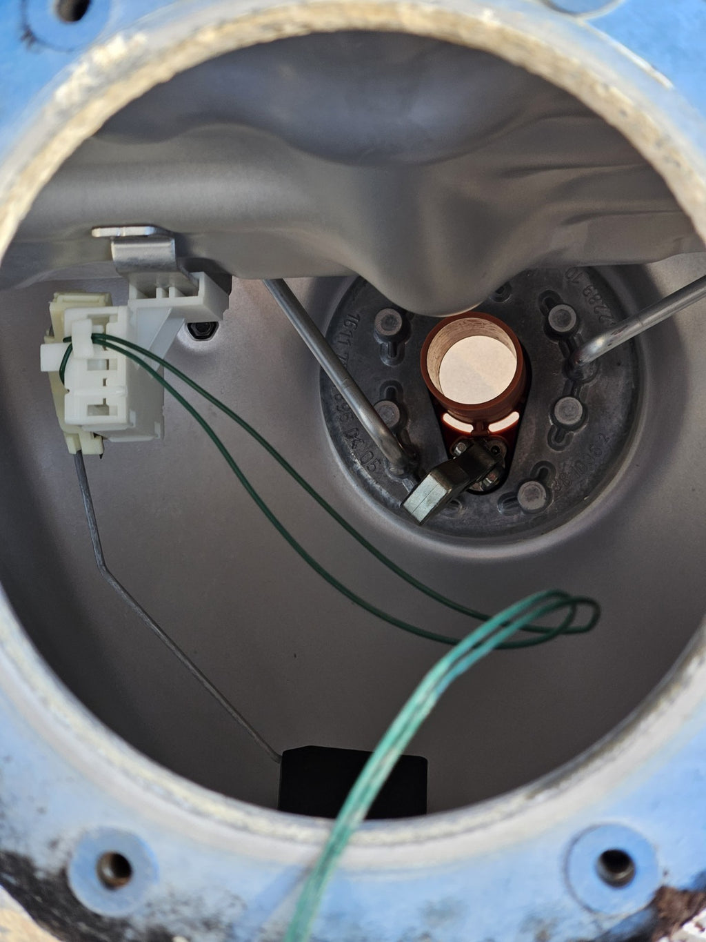 10-18 BMW S1000RR OEM Fuel Gas Tank Petrol Reservoir Factory Genuine Tank BLUE