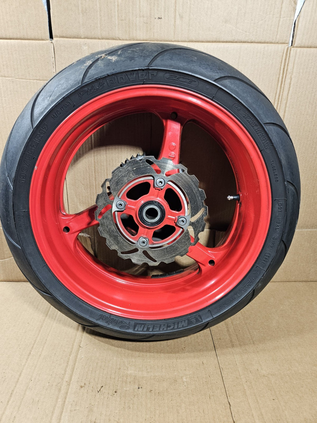 2006 Honda CBR1000RR Wheel Set Front & Rear OEM 44650MELD20ZB 2006-2007 READ20