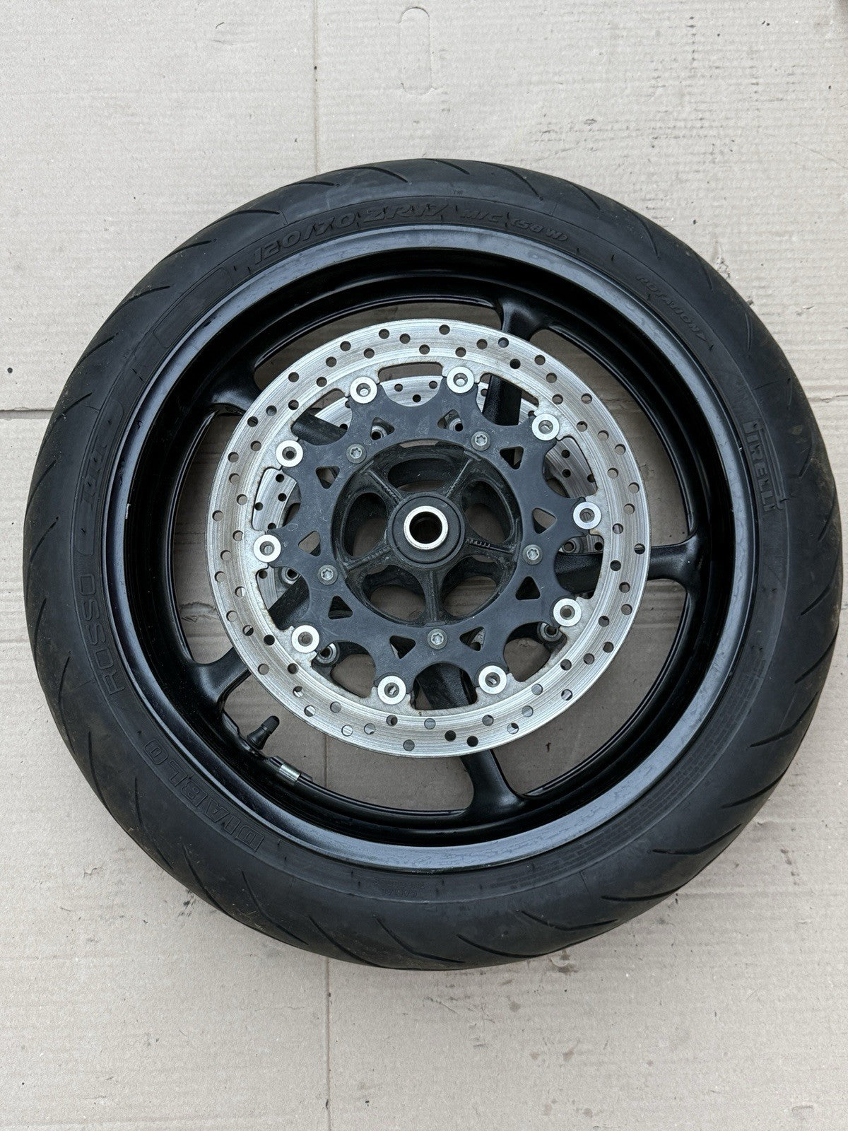 2007-2008 Yamaha YZF-R1 R1 OEM Front Wheel Rim Hub Straight 4C8 Factory1