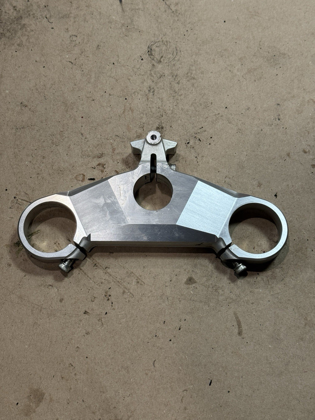 2009-2013 Ducati 848 EVO 1198 1198S SP OEM Top Triple Tree Clamp Yoke 34110721A2