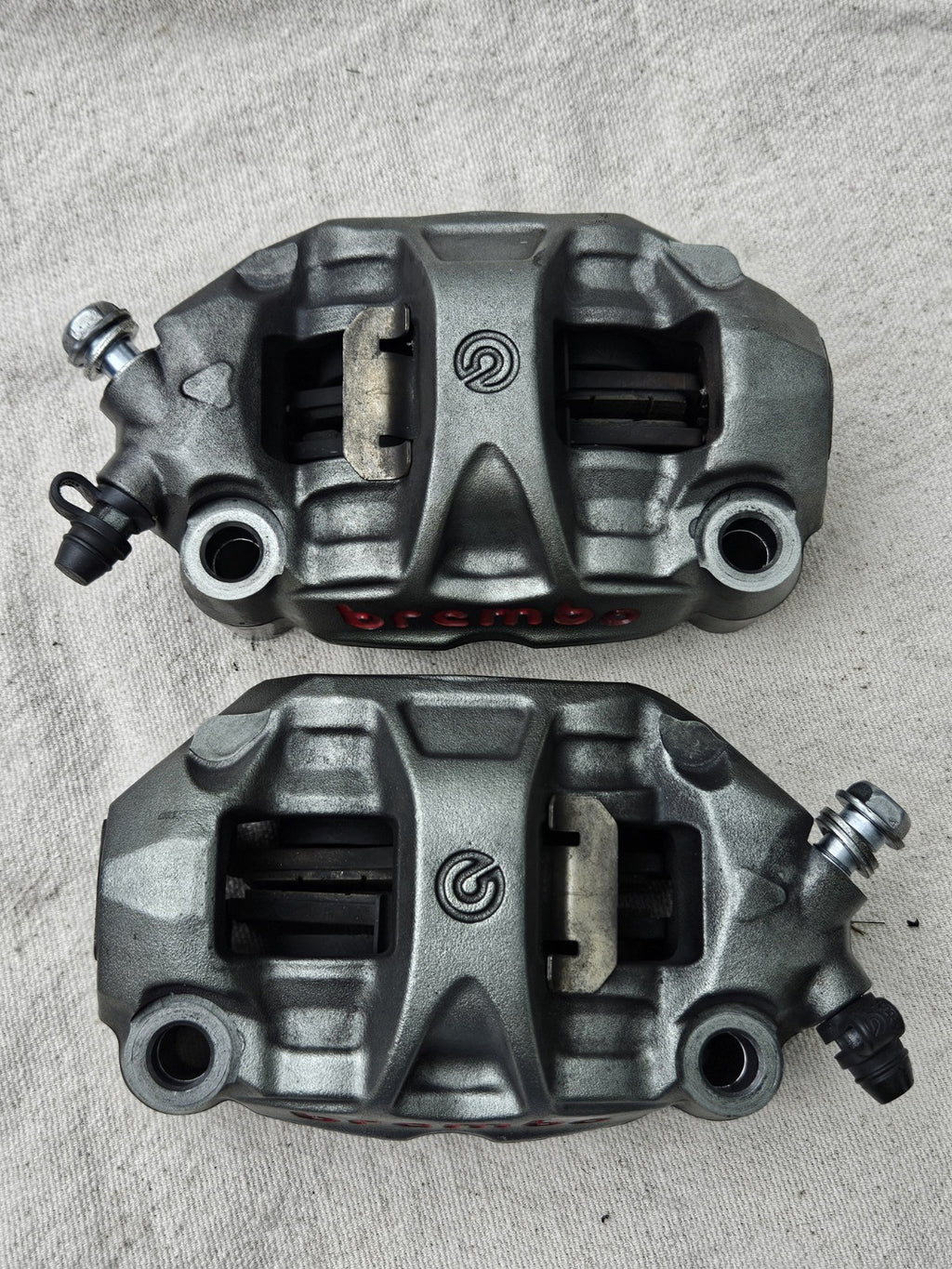 16-20 Kawasaki ZX10R ZX10 Ninja Brembo Monoblock M50 Front Brake Calipers Pads2