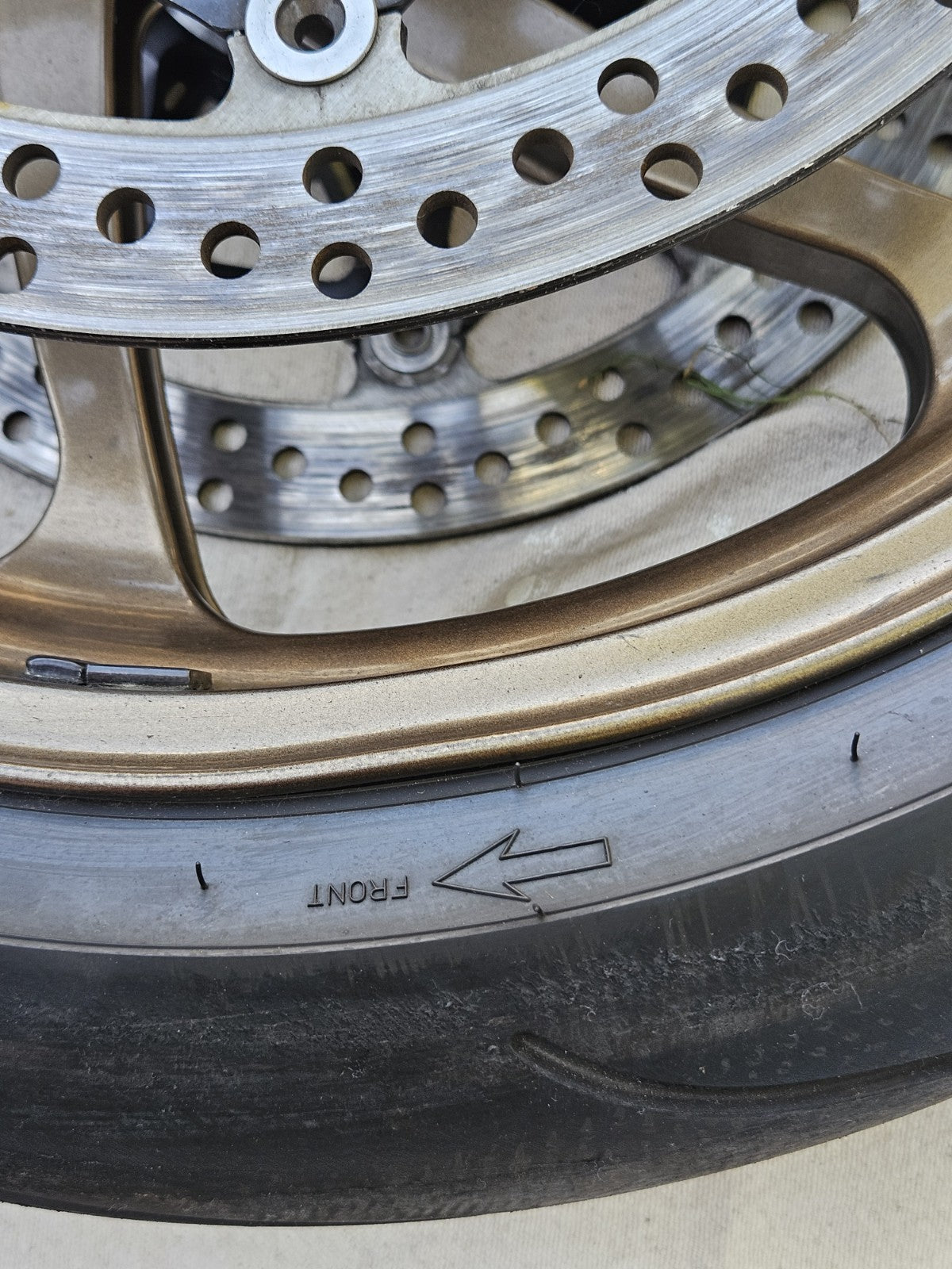 KAWASAKI NINJA ZX10RR ZX10R Marchesini FORGED FRONT WHEEL RIM DMG9