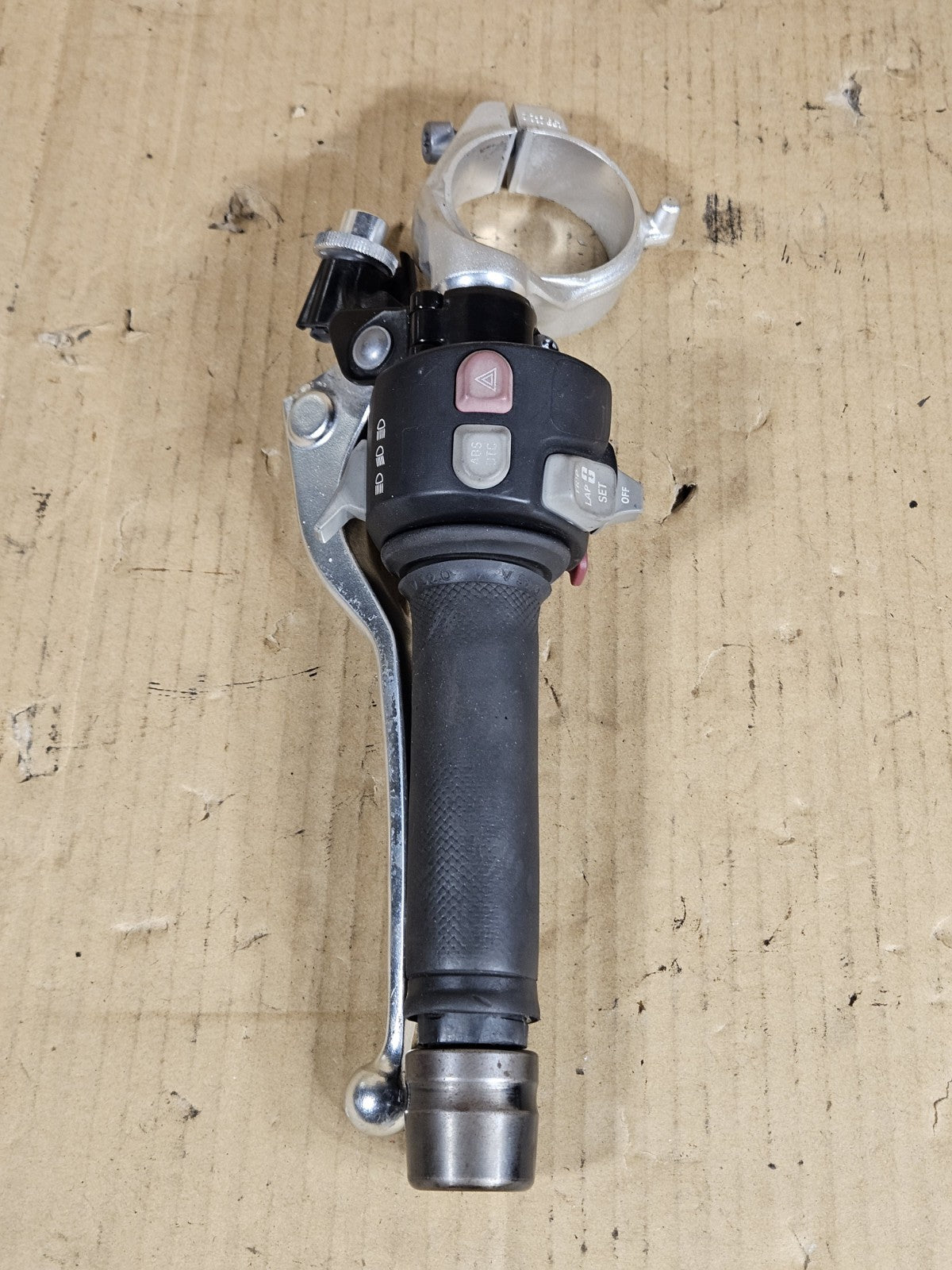 09-14 BMW S1000RR OEM Left Clip On Handlebar Clutch Lever Switch Housing Control17