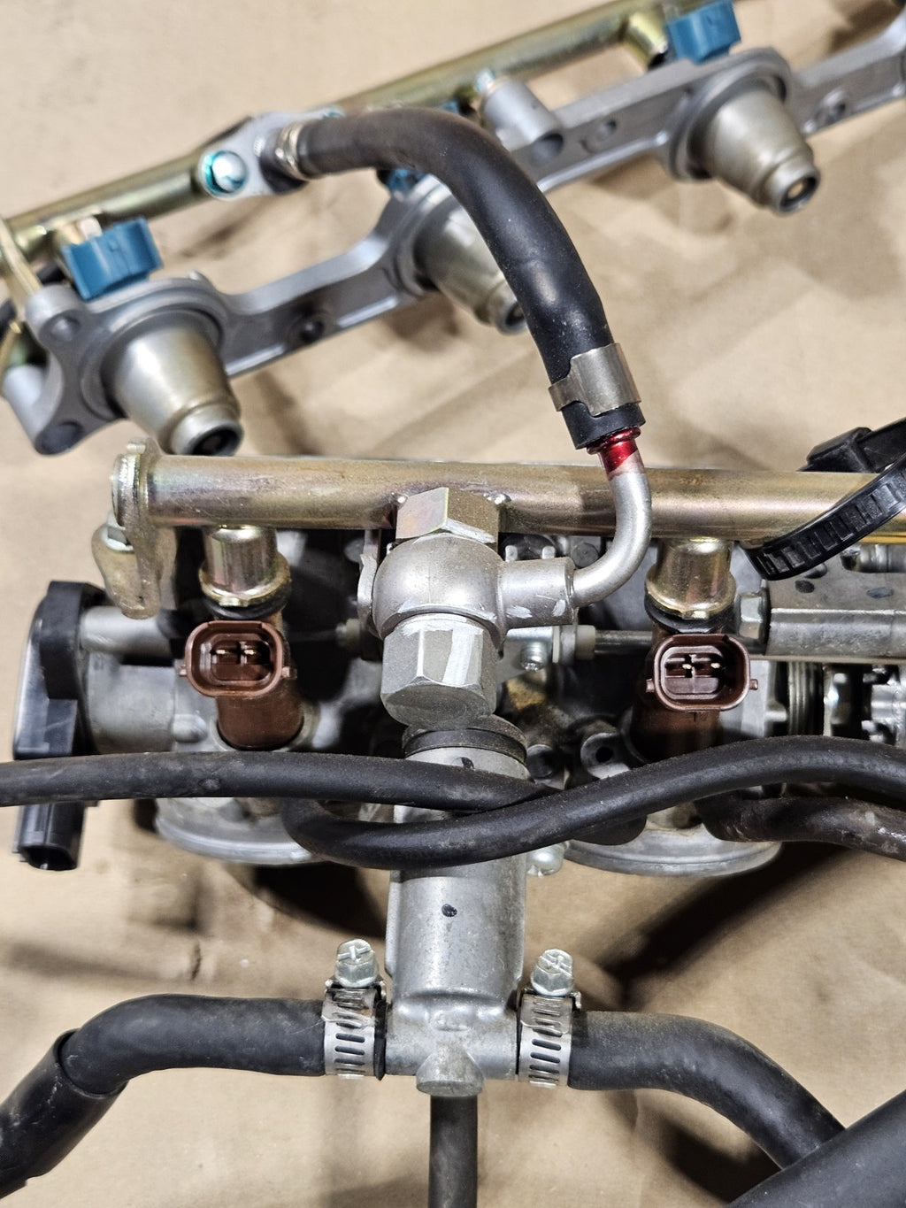 2006-2007 Honda CBR1000RR Fireblade OEM Throttle Bodies Injectors 16401-MEL-A218