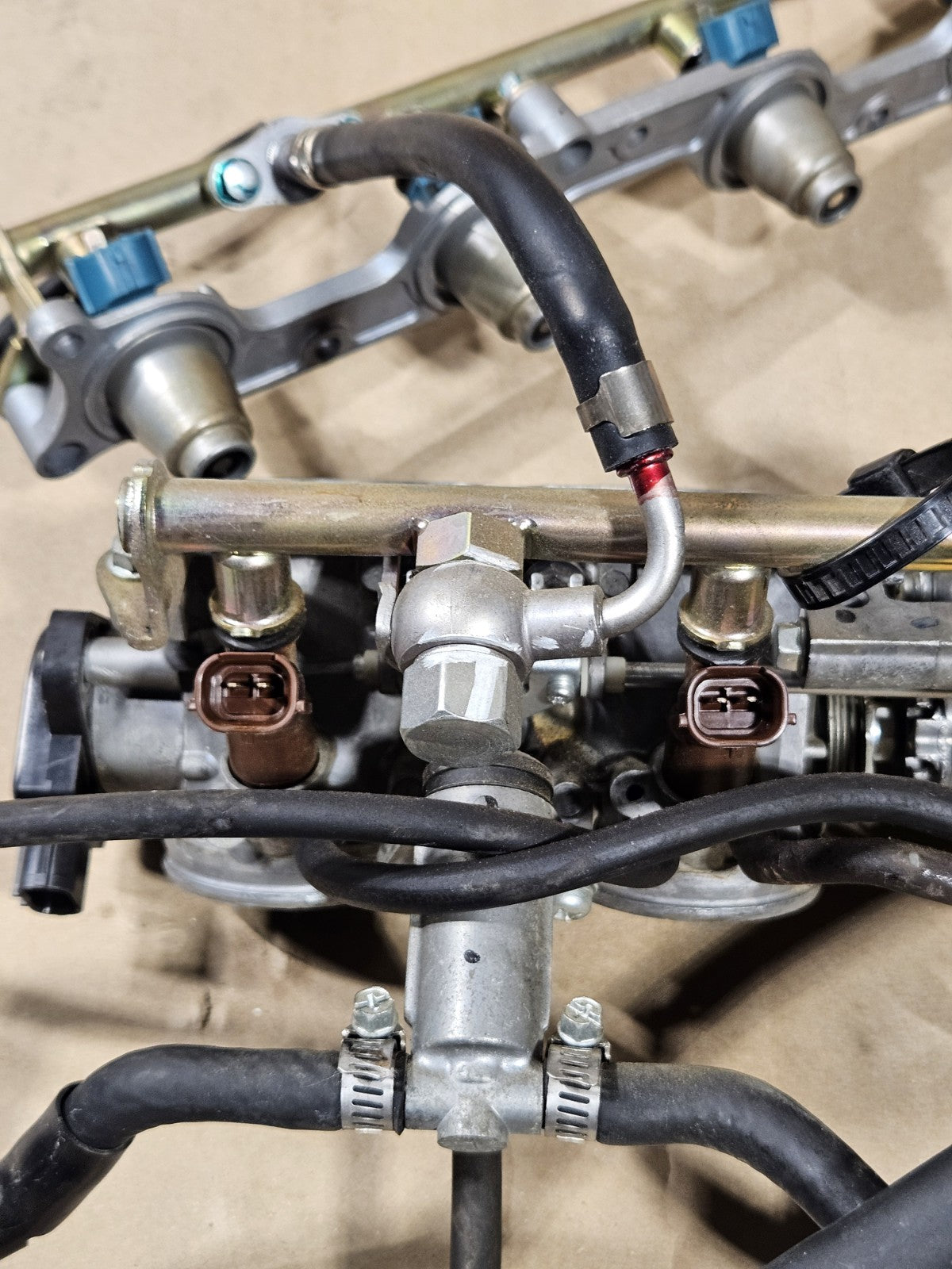2006-2007 Honda CBR1000RR Fireblade OEM Throttle Bodies Injectors 16401-MEL-A218
