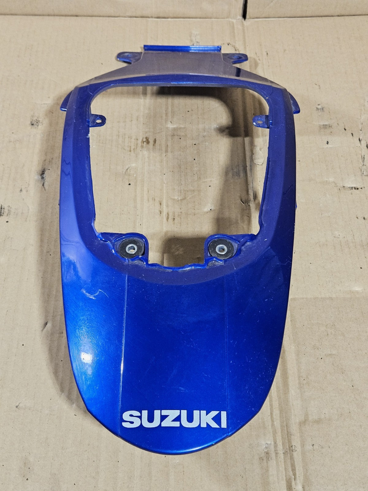 2006-2007 Suzuki GSXR600 GSXR750 OEM Center Tail Fairing Cowl Blue 45503-01H021