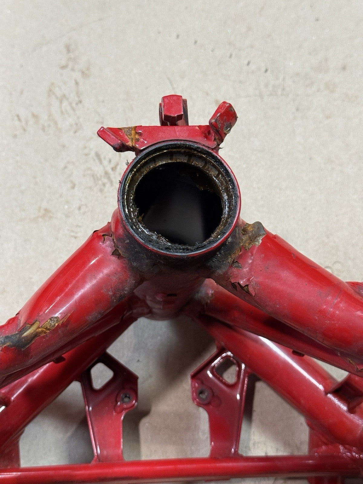 2011-2013 Ducati Superbike 848 EVO SE Main Frame Chassis Rebuilt Ttle DAMAGED