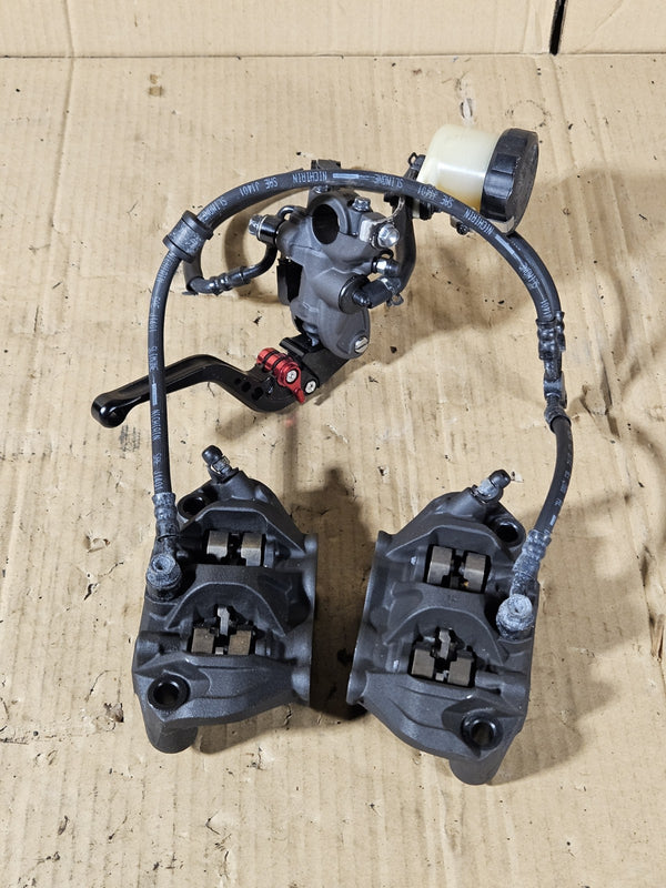 2013 Honda CBR600RR Front Brake Caliper Master Cylinder Lever Assembly Complete