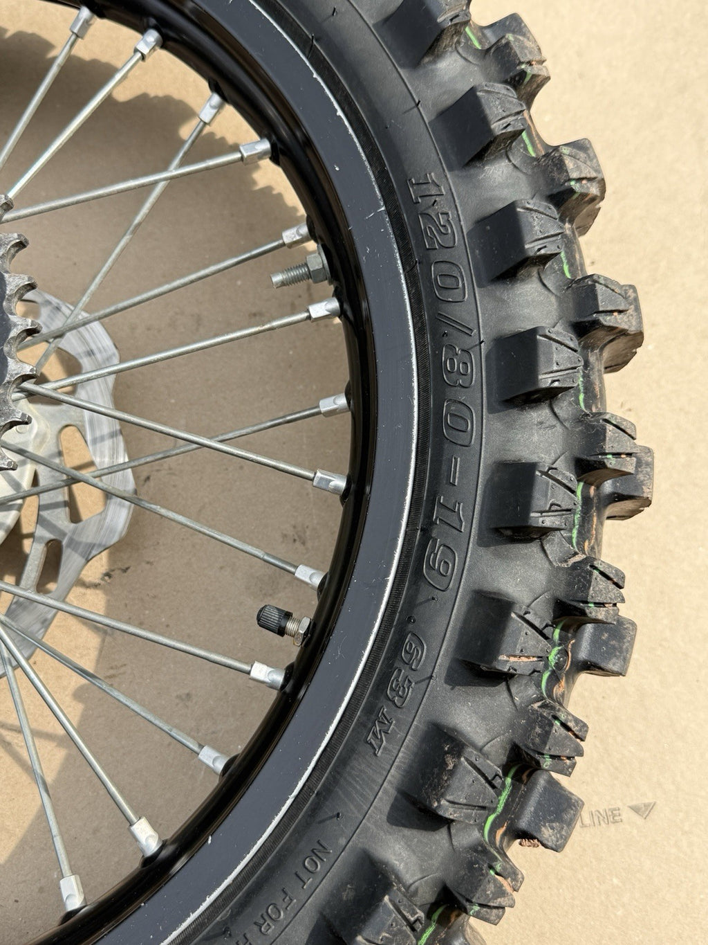 16-18 Kawasaki KX450F OEM Wheel Set 21/19 Front Rear Rims Hubs 41090-0080