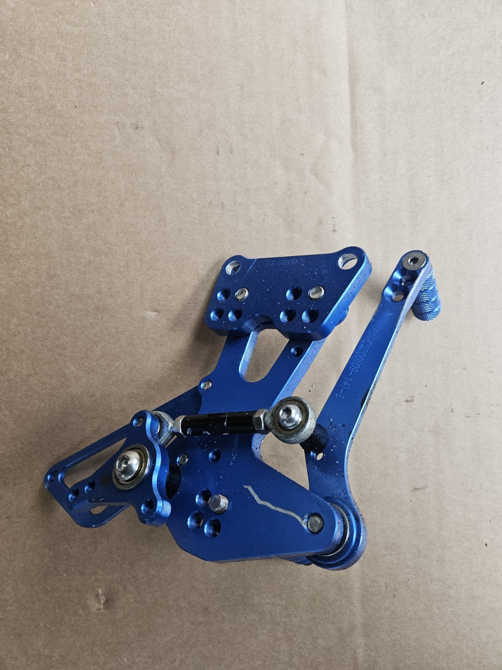 2009-2014 BMW S1000RR Cnc Rearset Footpegs Blue Foot Peg Footrest Shifter Pedal