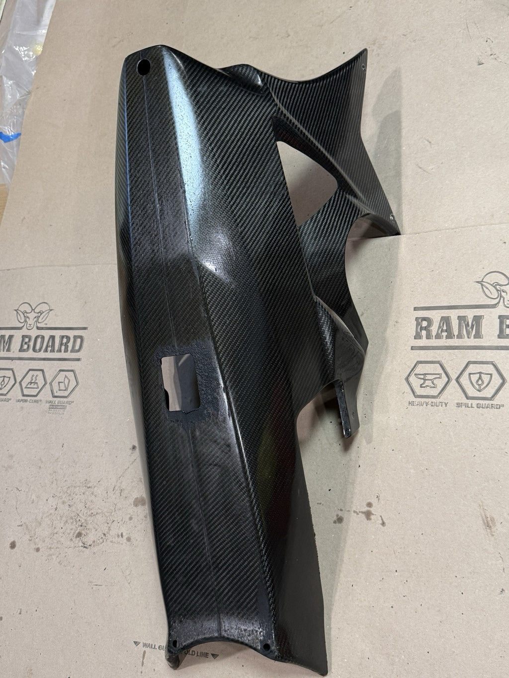 2009-2014 BMW S1000RR Carbon Fiber Race Belly Pan Lower Fairing One Piece