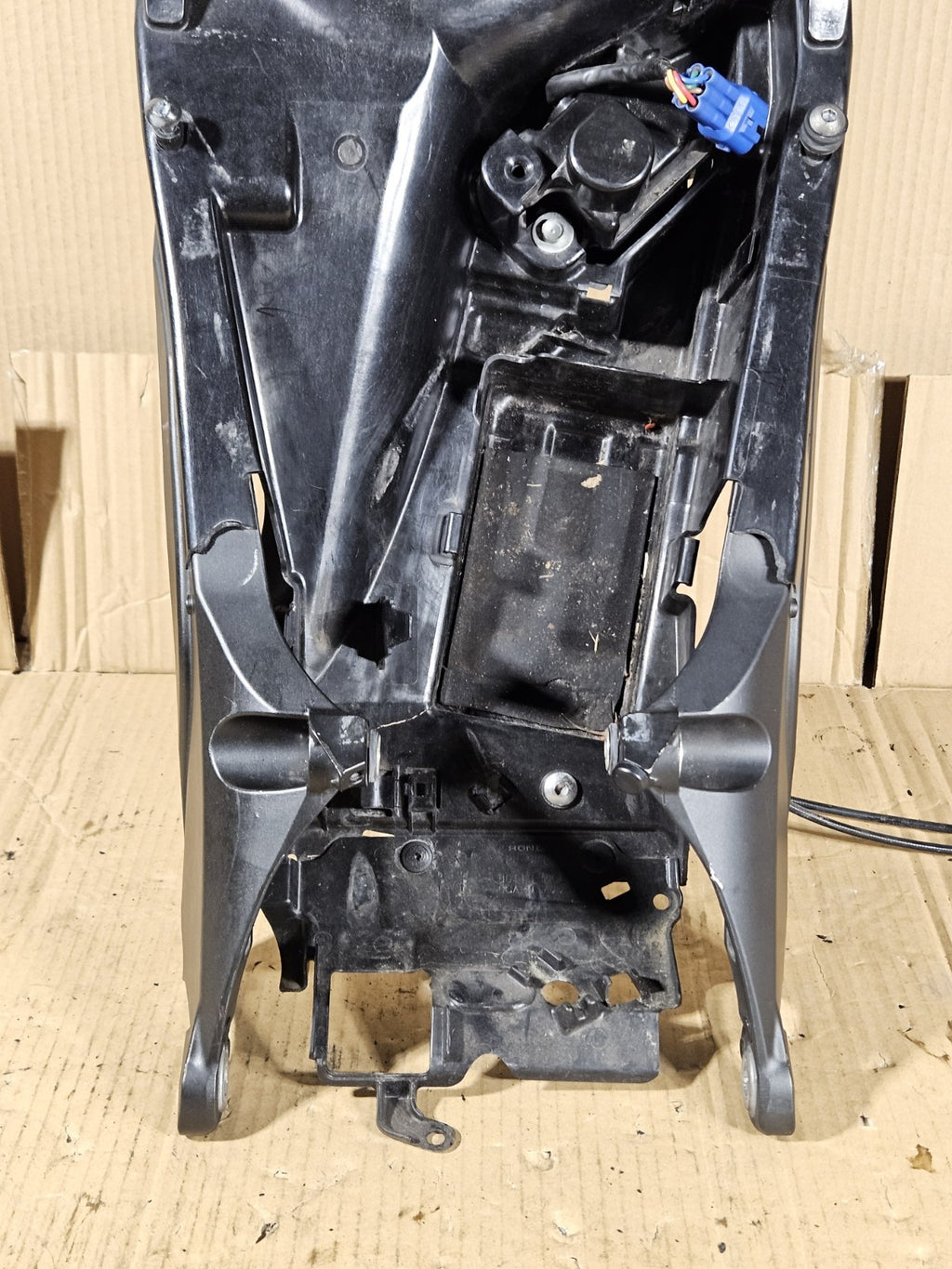 2013 Honda CBR600RR Subframe Complete with Plastic undertray OEM Genuine Rear1