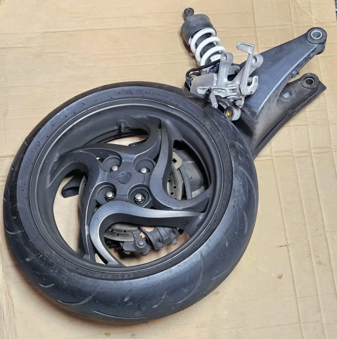 2011 Honda CB1000R OEM Rear Swingarm Suspension Complete Rear Rim