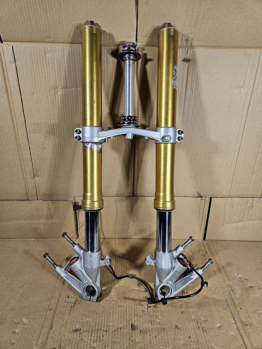 2012 BMW S1000RR OEM Front Forks Pair Fork Tubes Suspension Left Right 19