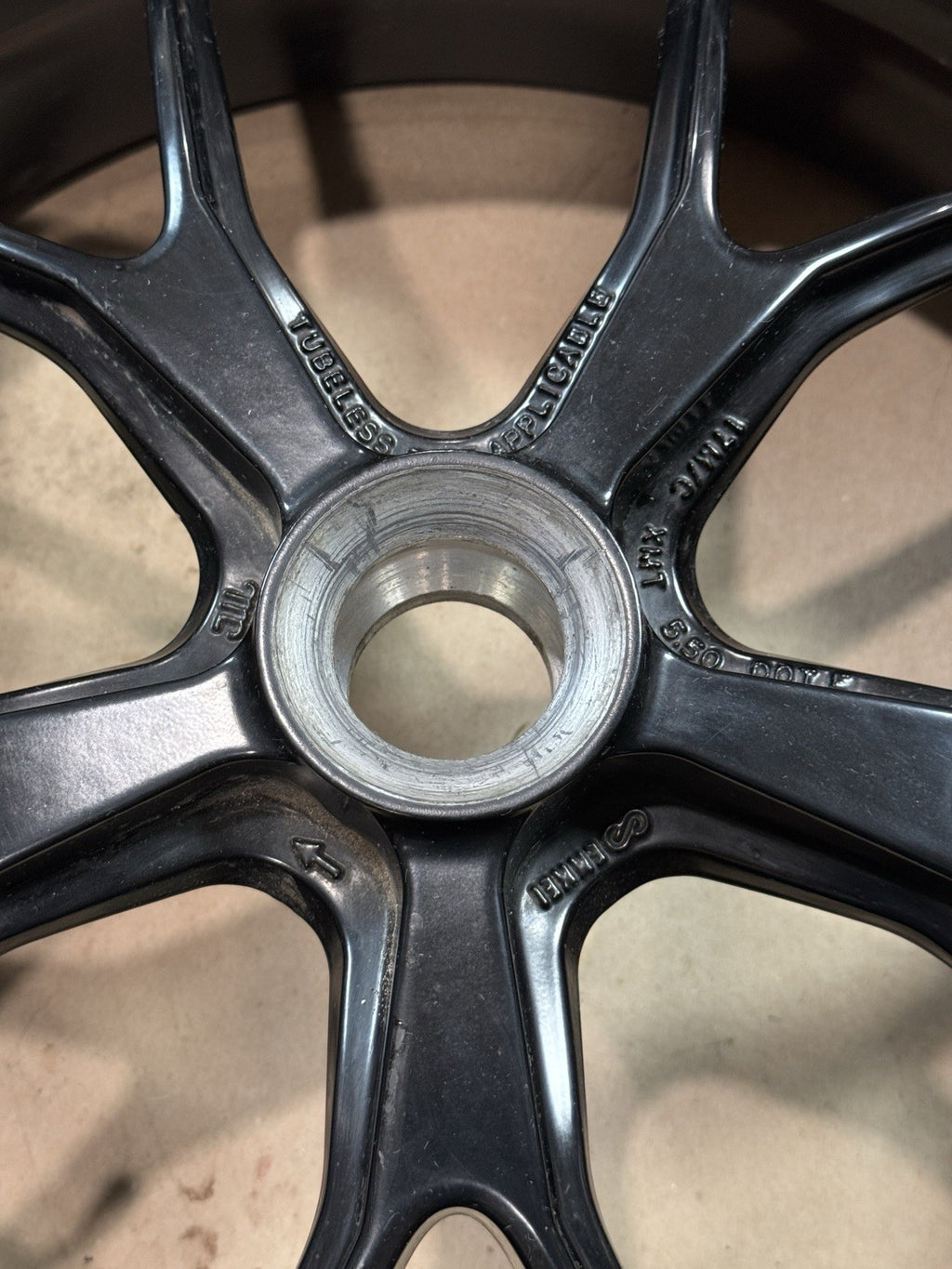 2011-13 Ducati 848 Evo 1098 1198 Rear Wheel Rim W/ Mounted Tire OEM Straight Tru