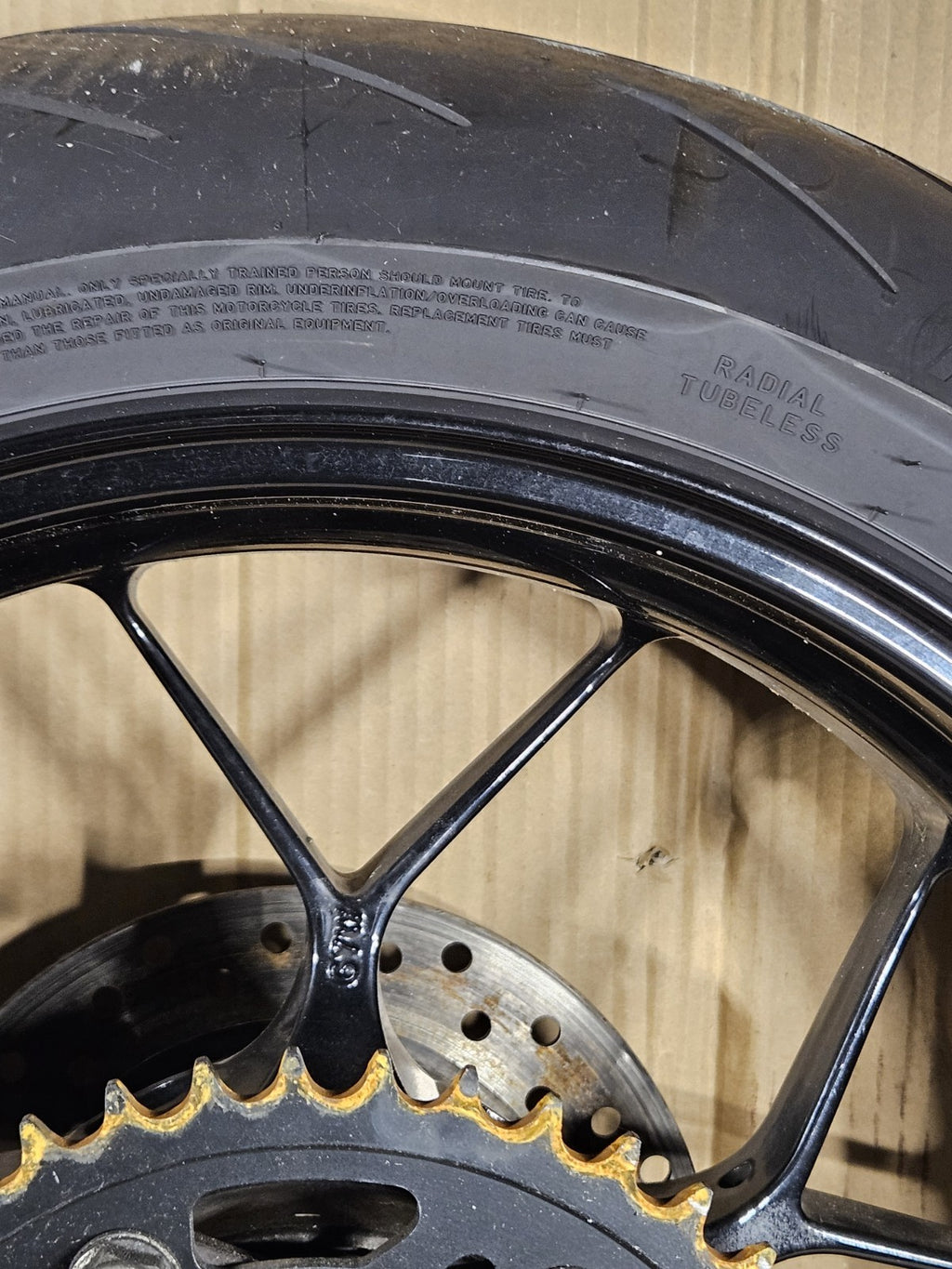 2013 Honda CBR600RR Front and Rear Rim Set OEM 2013 2020 Genuine Wheels Rims13