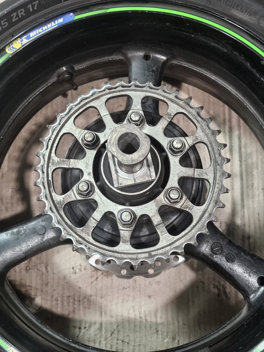 11-15 2014 Kawasaki Ninja ZX10R OEM Wheels Rims Set Rotors Tires Straight Clean
