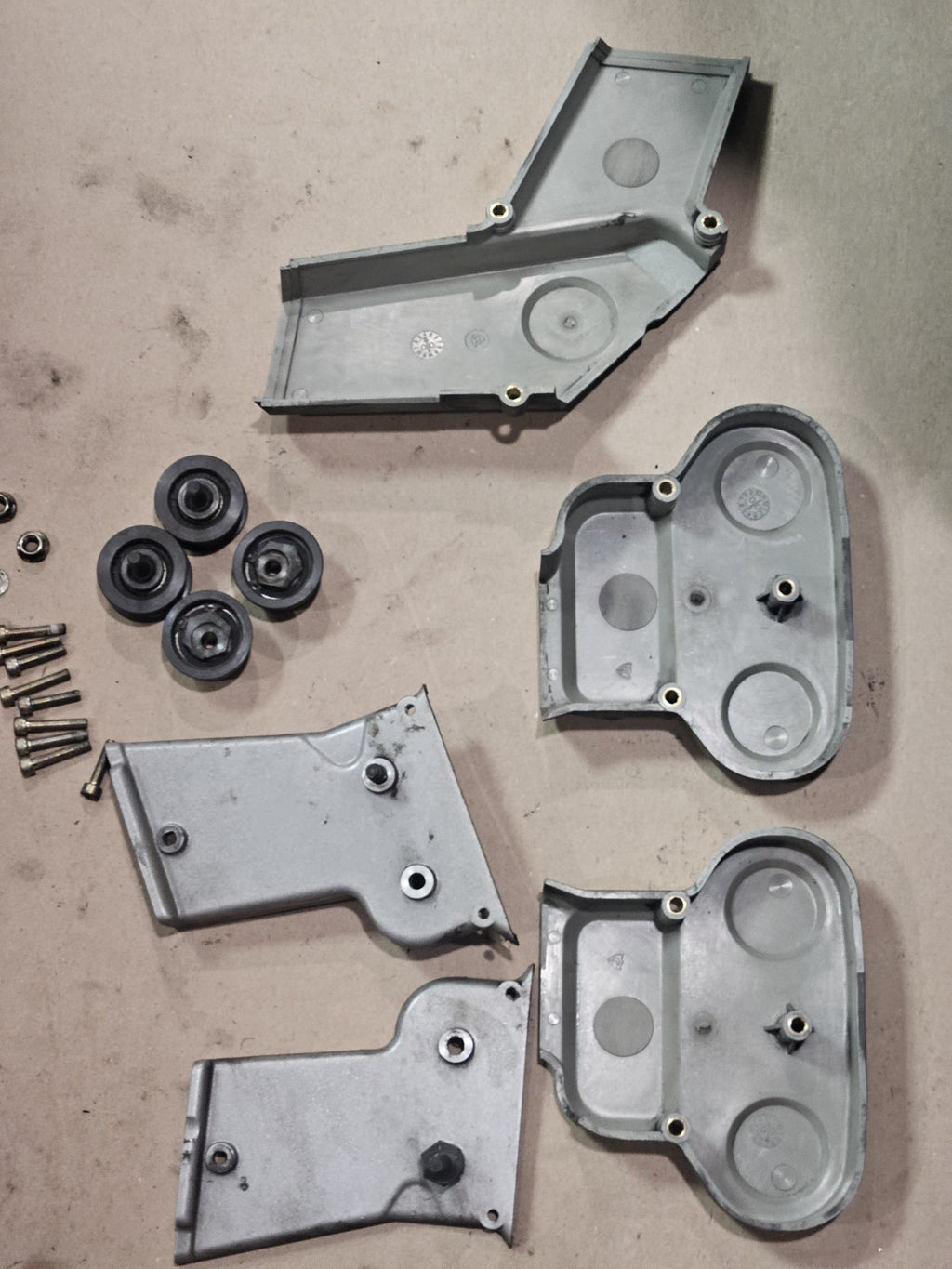 01-02 2001 Ducati 748 996 ST4 OEM Timing Belt Cover Cases Engine Motor Lot Set