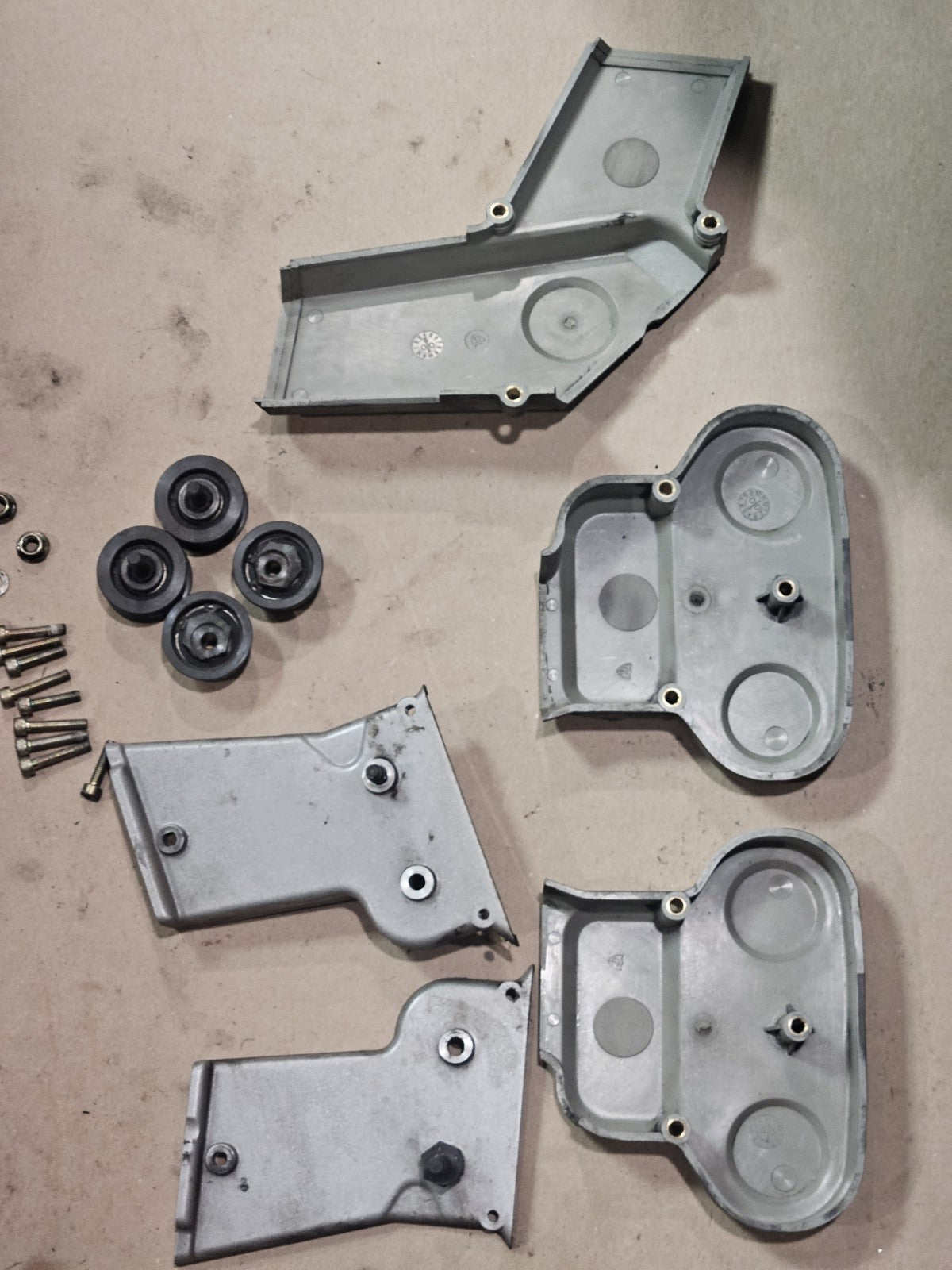 01-02 2001 Ducati 748 996 ST4 OEM Timing Belt Cover Cases Engine Motor Lot Set