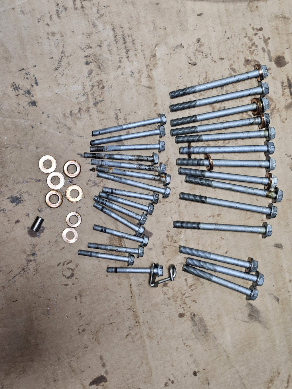 19-23 2023 KAWASAKI NINJA ZX6R OEM ENGINE MOTOR CRANKCASE BOLT SET