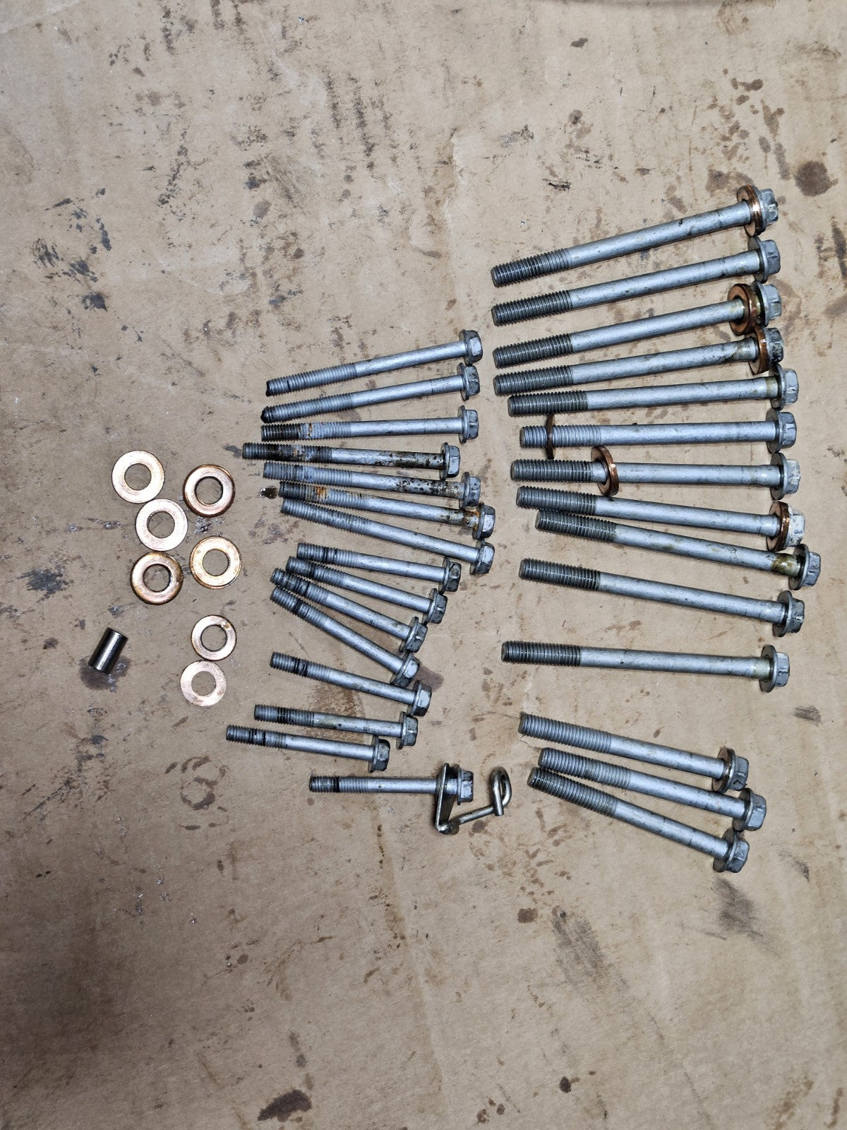 19-23 2023 KAWASAKI NINJA ZX6R OEM ENGINE MOTOR CRANKCASE BOLT SET