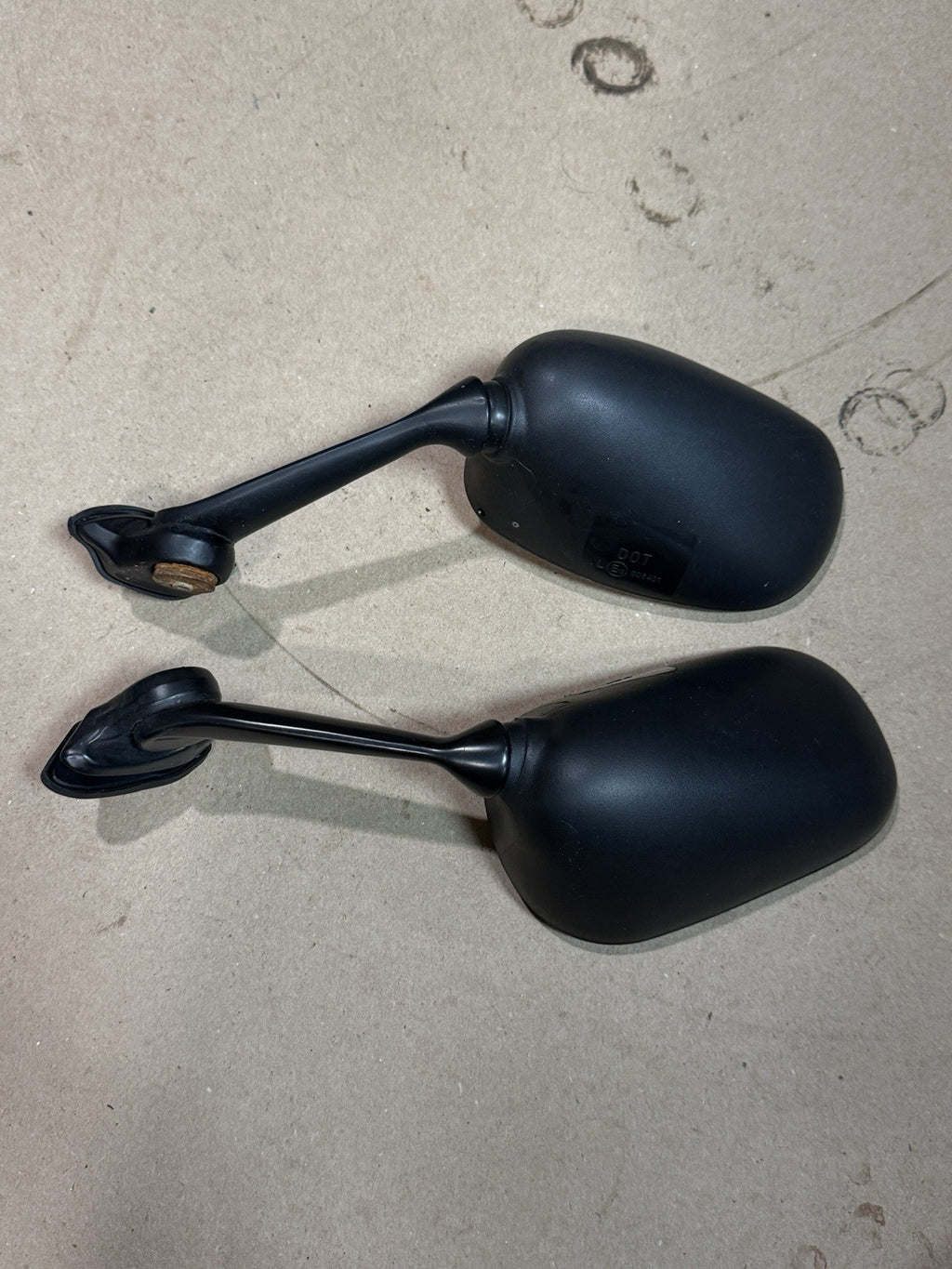 2008-16 Yamaha YZF-R6 Left Right Rear View Side Mirrors Complete Set Pair Clean