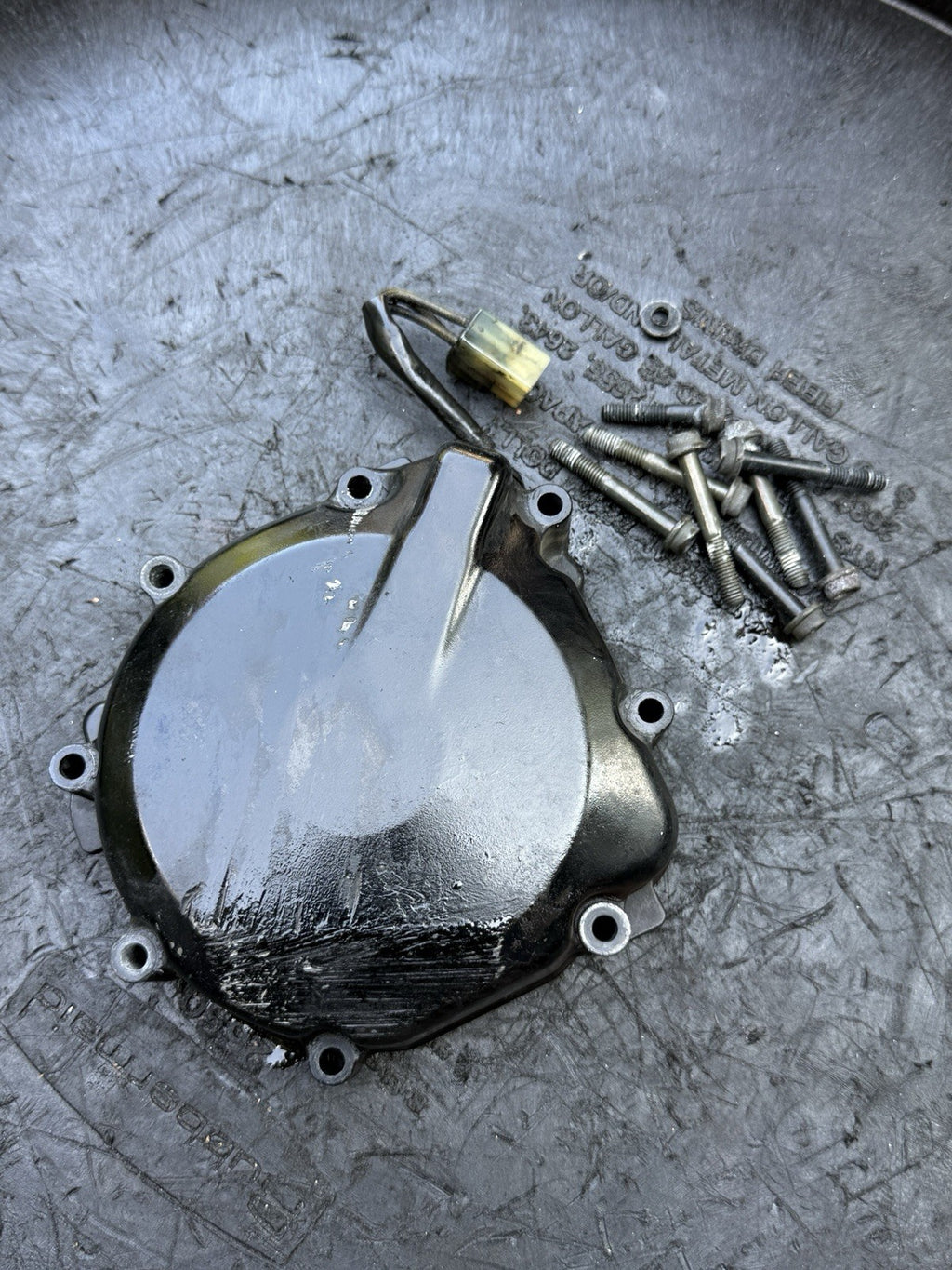2000-2003 Suzuki GSXR750 OEM Stator Magneto Generator Engine Side Cover Assembly0