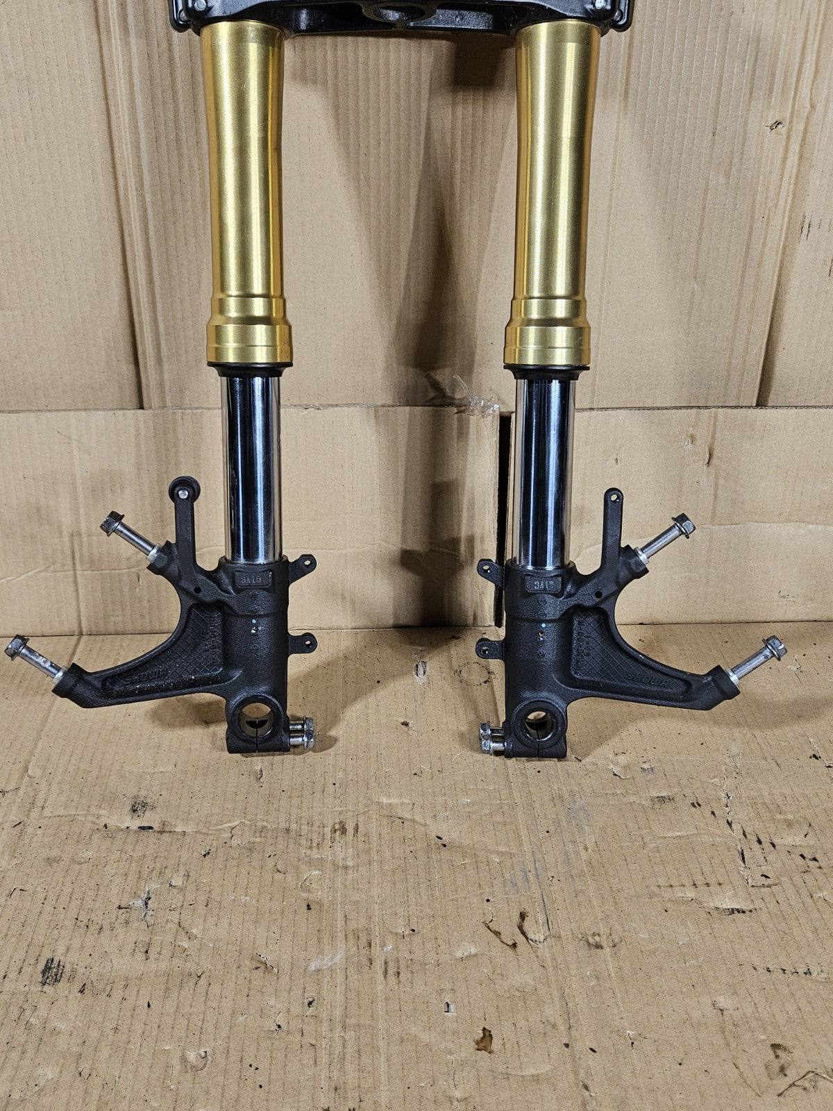 2013 Honda CBR600RR Front Forks Straight Gold Pair OEM 51410-MJC-A11 2013-20202