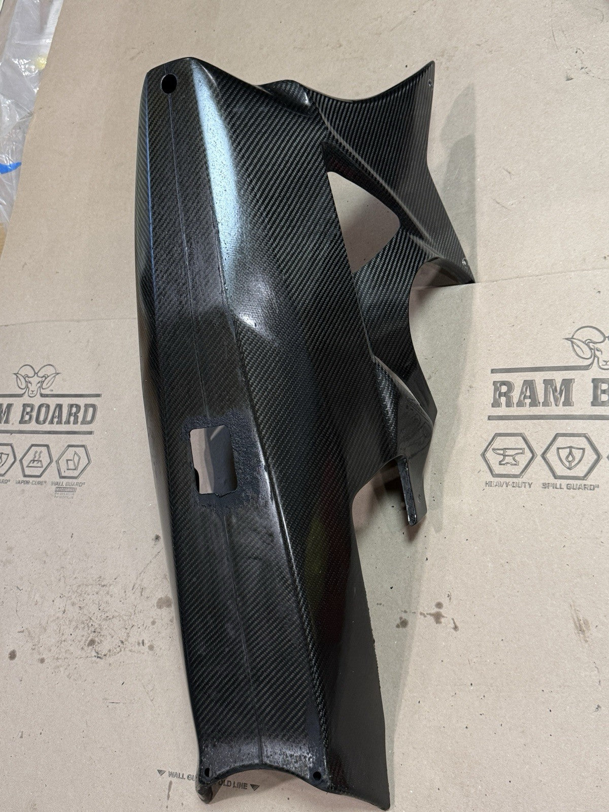 2009-2014 BMW S1000RR Carbon Fiber Race Belly Pan Lower Fairing One Piece