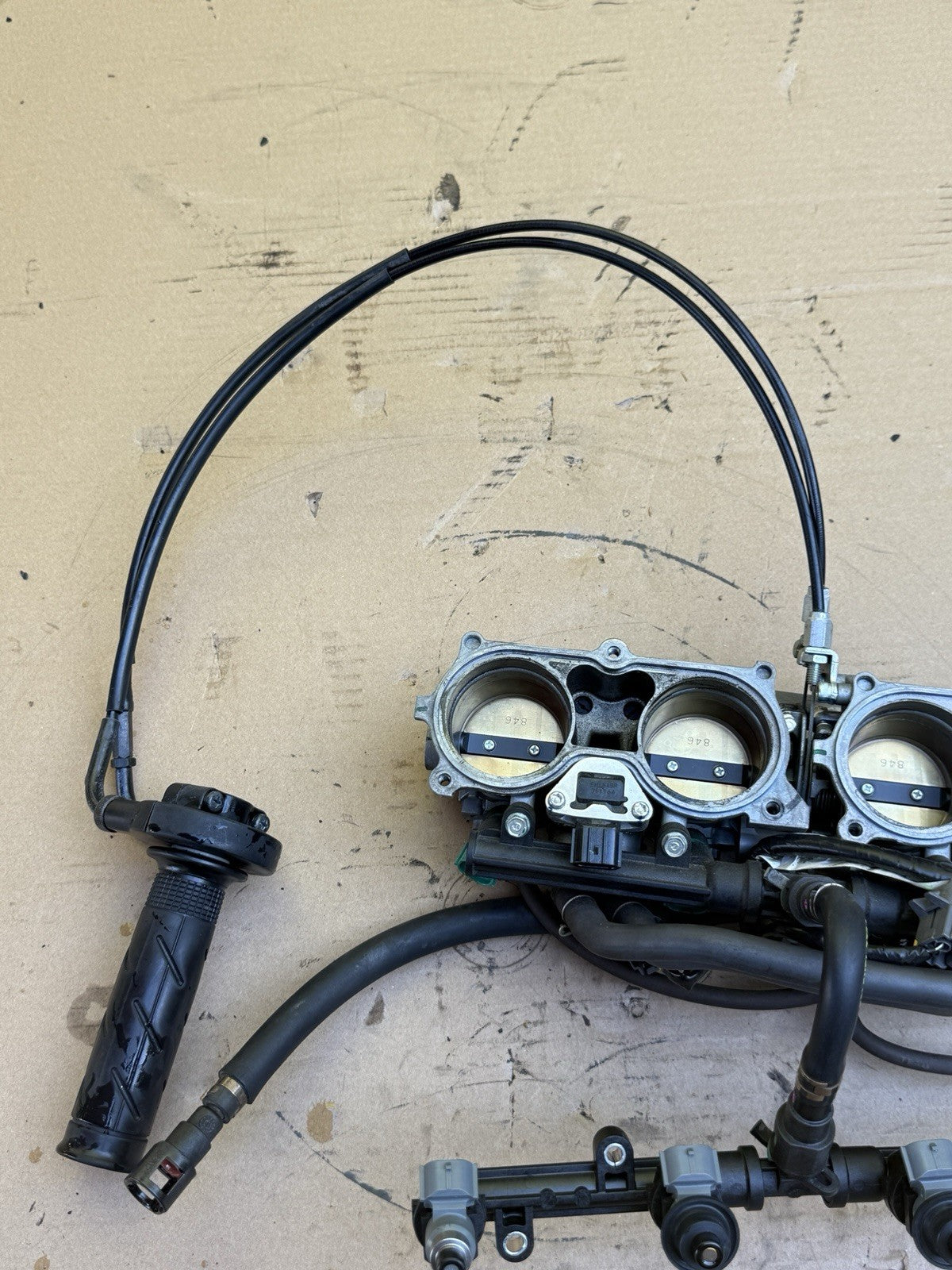 2008-2016 Honda CBR1000RR OEM Throttle Body Bodies Fuel Injectors 16460-MFL-00312