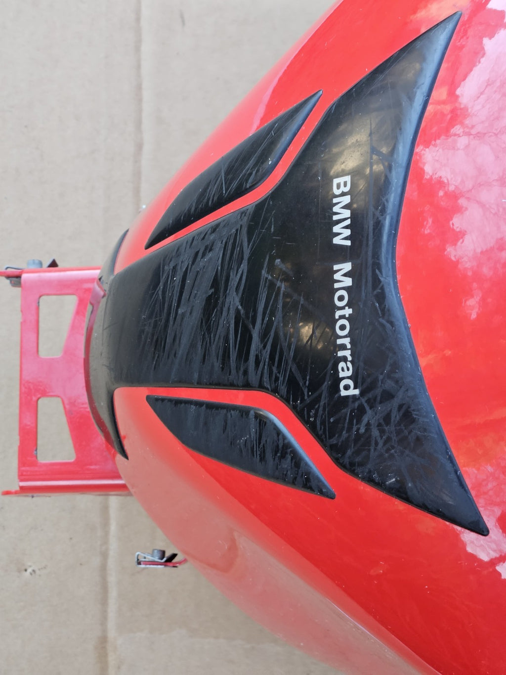 2010-2014 BMW S1000R OEM Fuel Gas Tank Red Petrol Reservoir NO DENTS